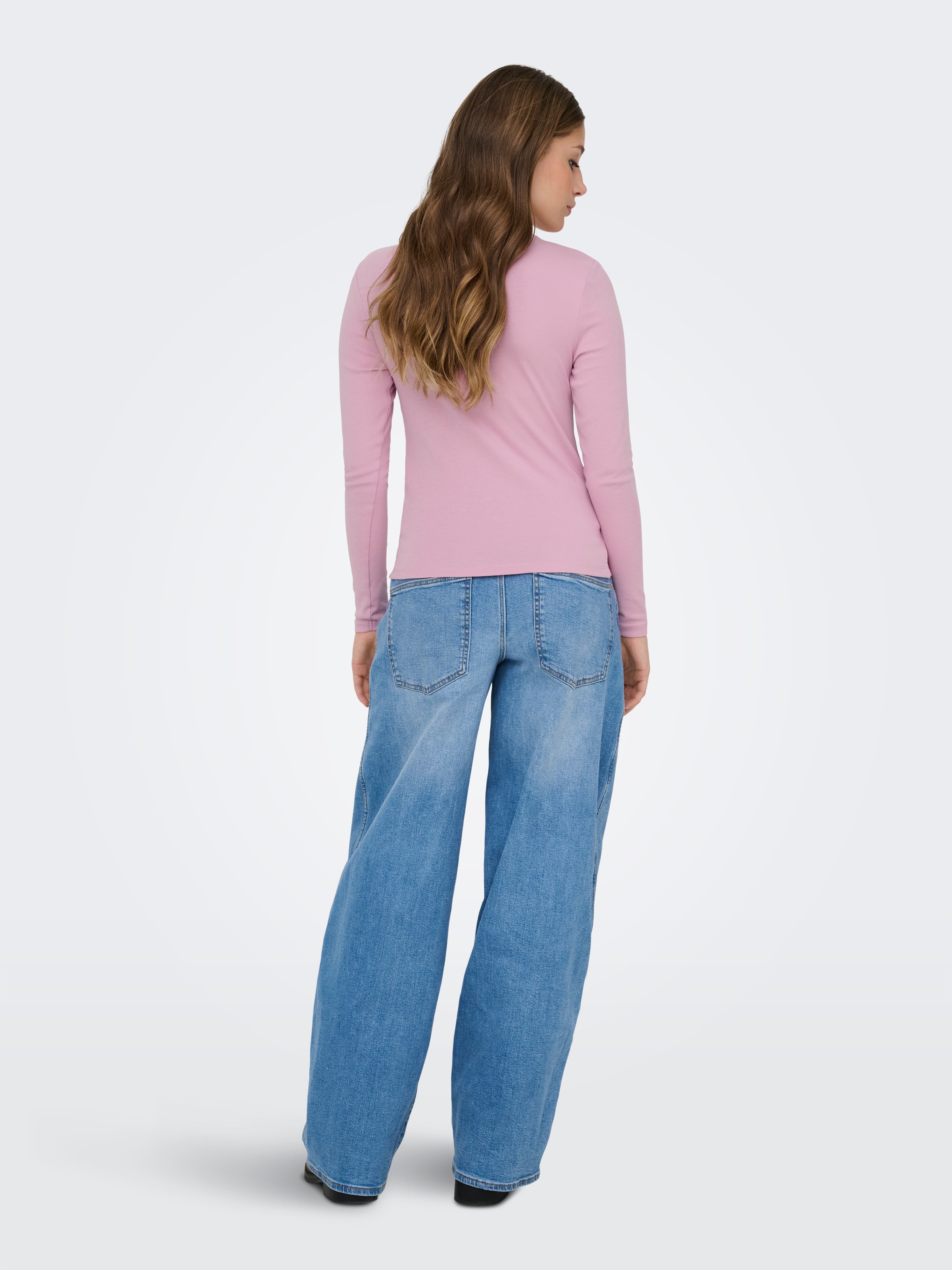 ONLY Langarmshirt »ONLRILEY O-NECK L/S TOP JRS«