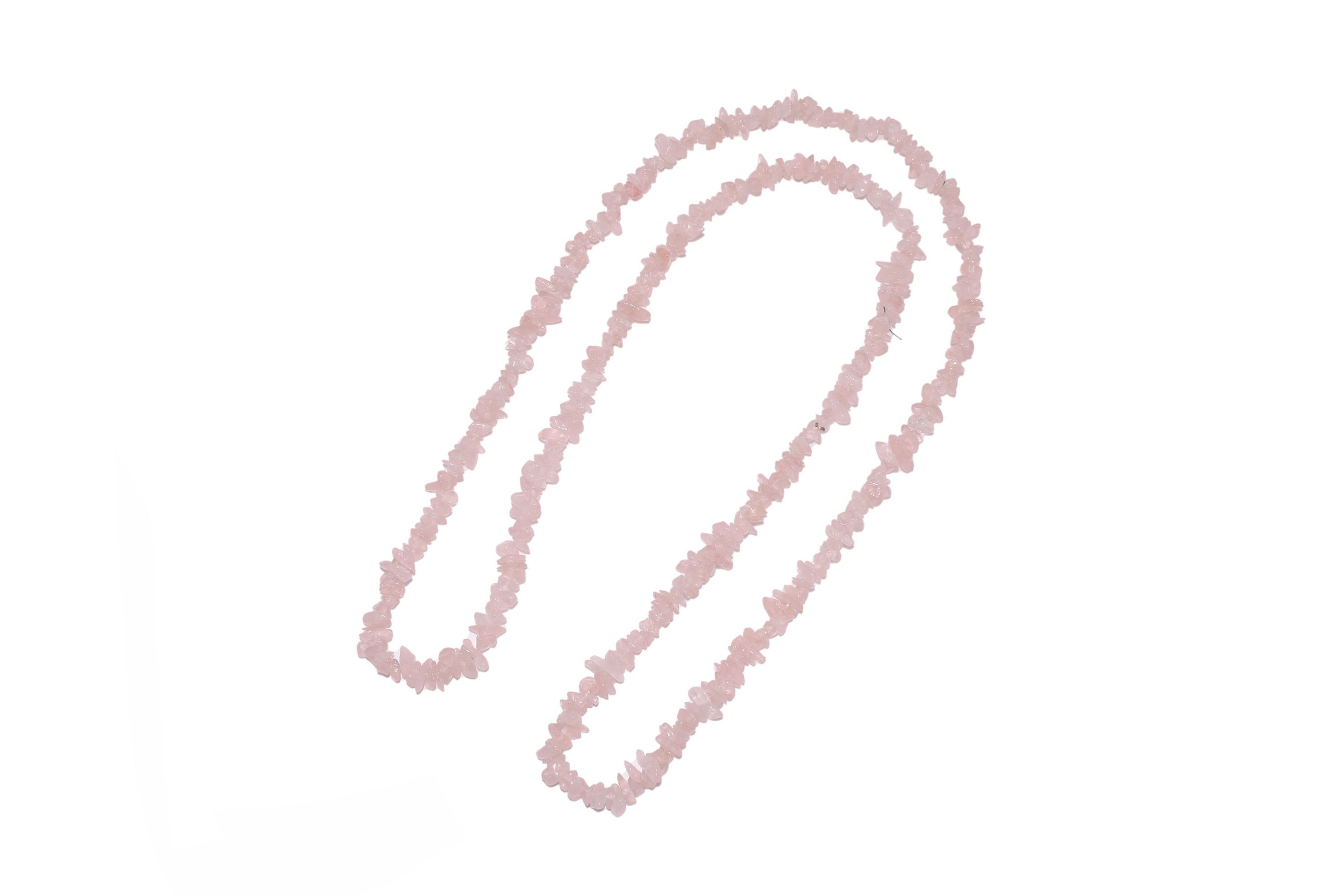 Lange Kette FIRETTI "Schmuck Geschenk Halsschmuck Halskette Edelstein", rosa, Halsketten, Damen, Stein Textil, L: 90 B: 4,5mm, Stein, Textil, Made in Germany - mit Rosenquarz, B:4,5mm 2