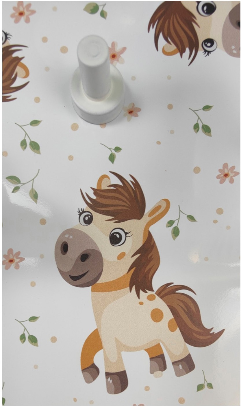 niermann Deckenleuchte »Kinderlampe mit Motiv "Pony Paula", Strahler für Kinderzimmer« GU10 1 Stk. 3 schwenk- und drehbare Strahler, Made in Germany