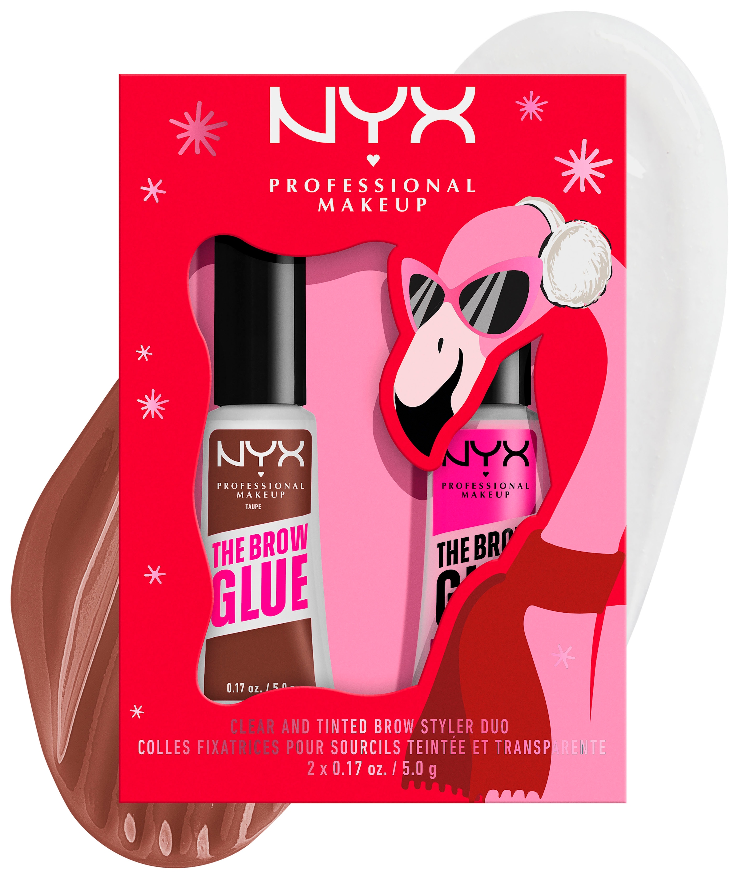 Brow Professional Finish Duo«, NYX kaufen Kosmetik-Set Textur | Makeup Gel, deckend »NYX Glue BAUR Stick