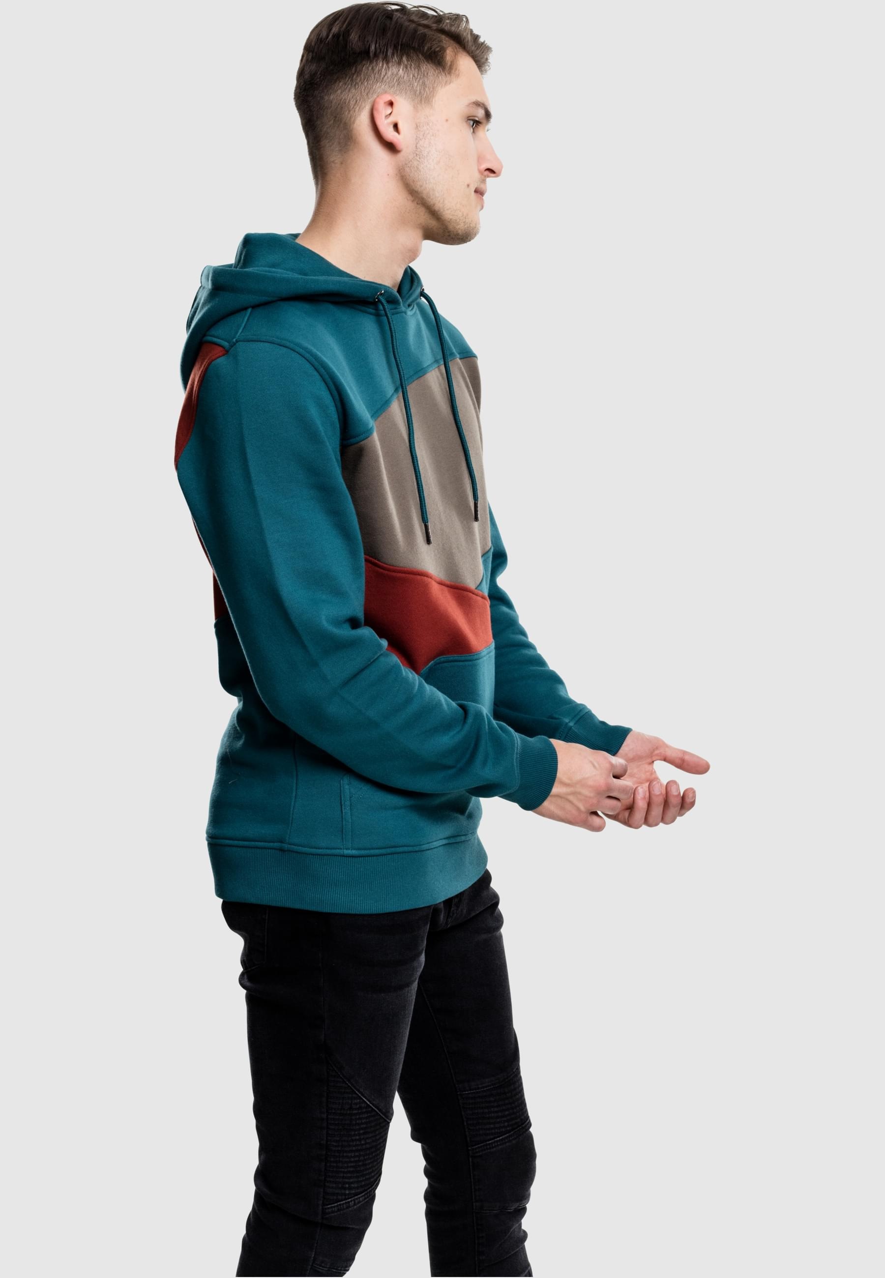 URBAN CLASSICS Sweatshirt »Urban Classics Herren Zig Zag Hoody«, (1 tlg.)