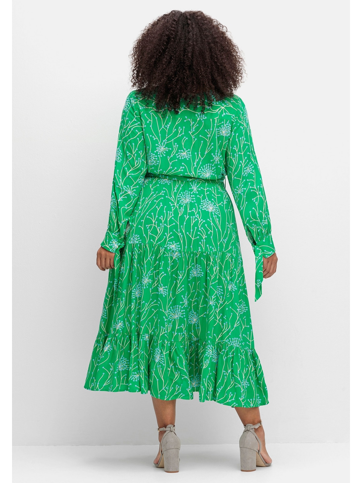 sheego by Joe Browns Maxikleid »Große Größen«, mit floralem Alloverdruck