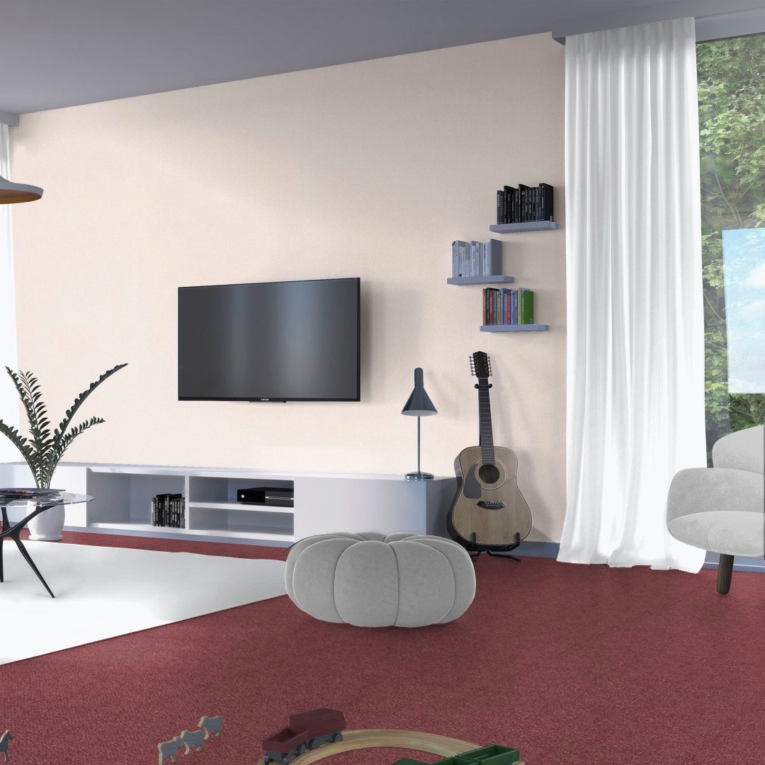 Vorwerk Teppichboden »Passion 1091 (Metro), Schlinge - Uni Farben, Made in Germany«, rechteckig, 6,3 mm Höhe, Wohnzimmer, Schlafzimmer, Kinderzimmer, Breite 400/500 cm