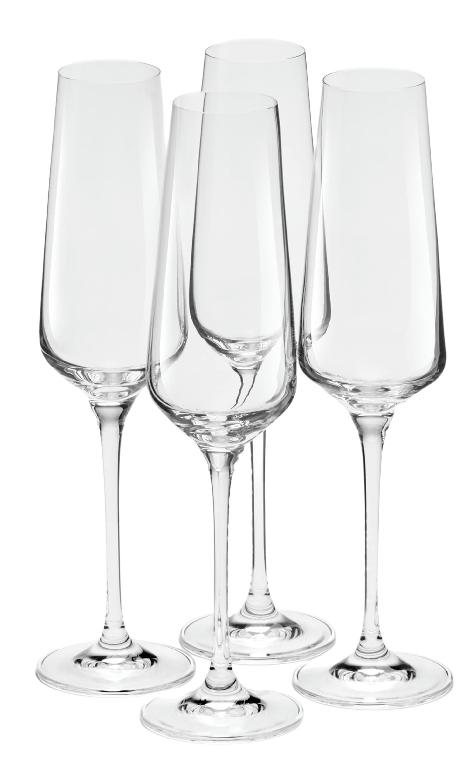 van Well Sektglas "Ava, Sektgläser 20,0 cl, 4 Stück" Geschenkkarton mit Sichtfenster, spülmaschinengeeignet