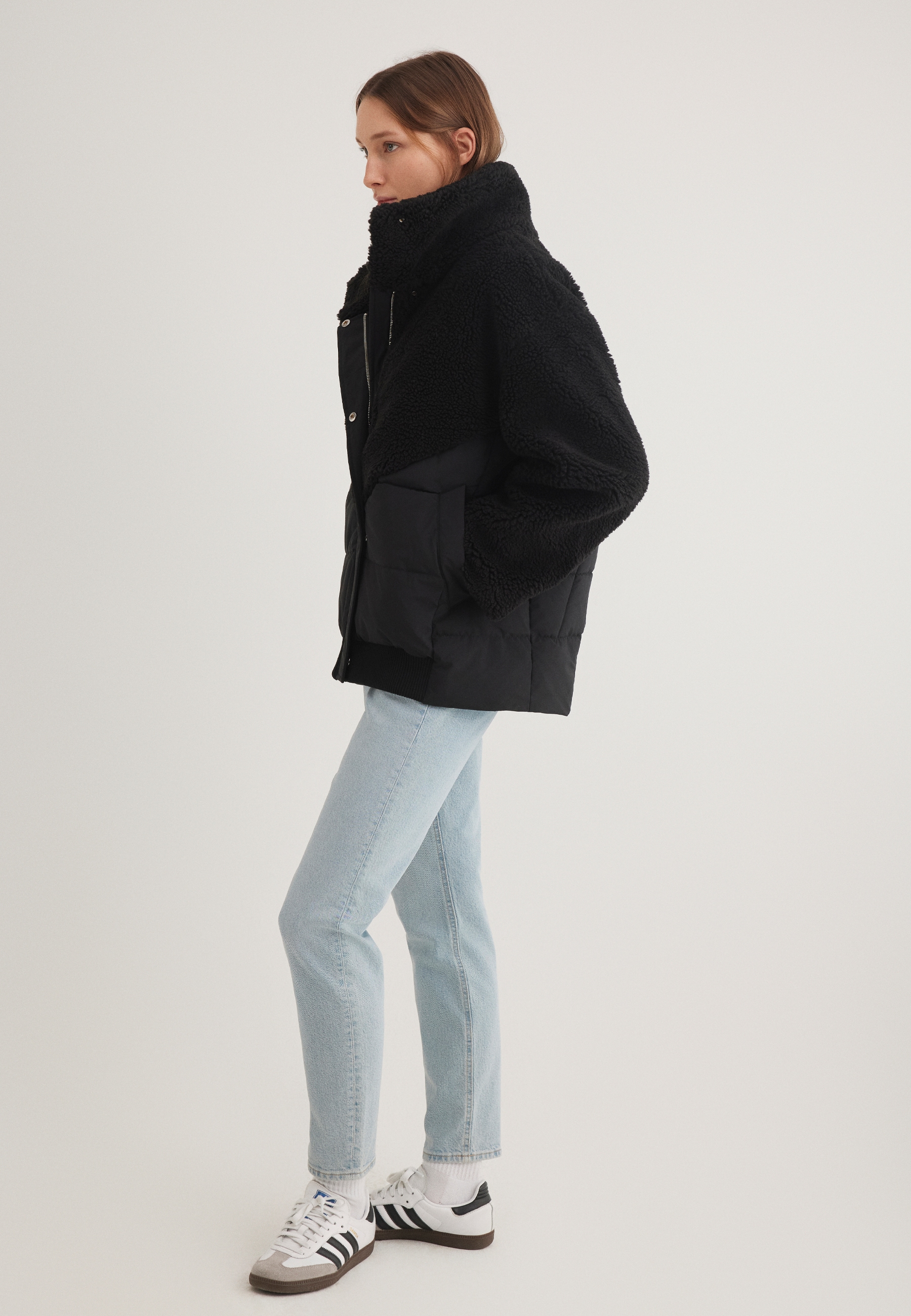 Mavi Blouson »SHERPA PUFFER«, Jacke Sherpa