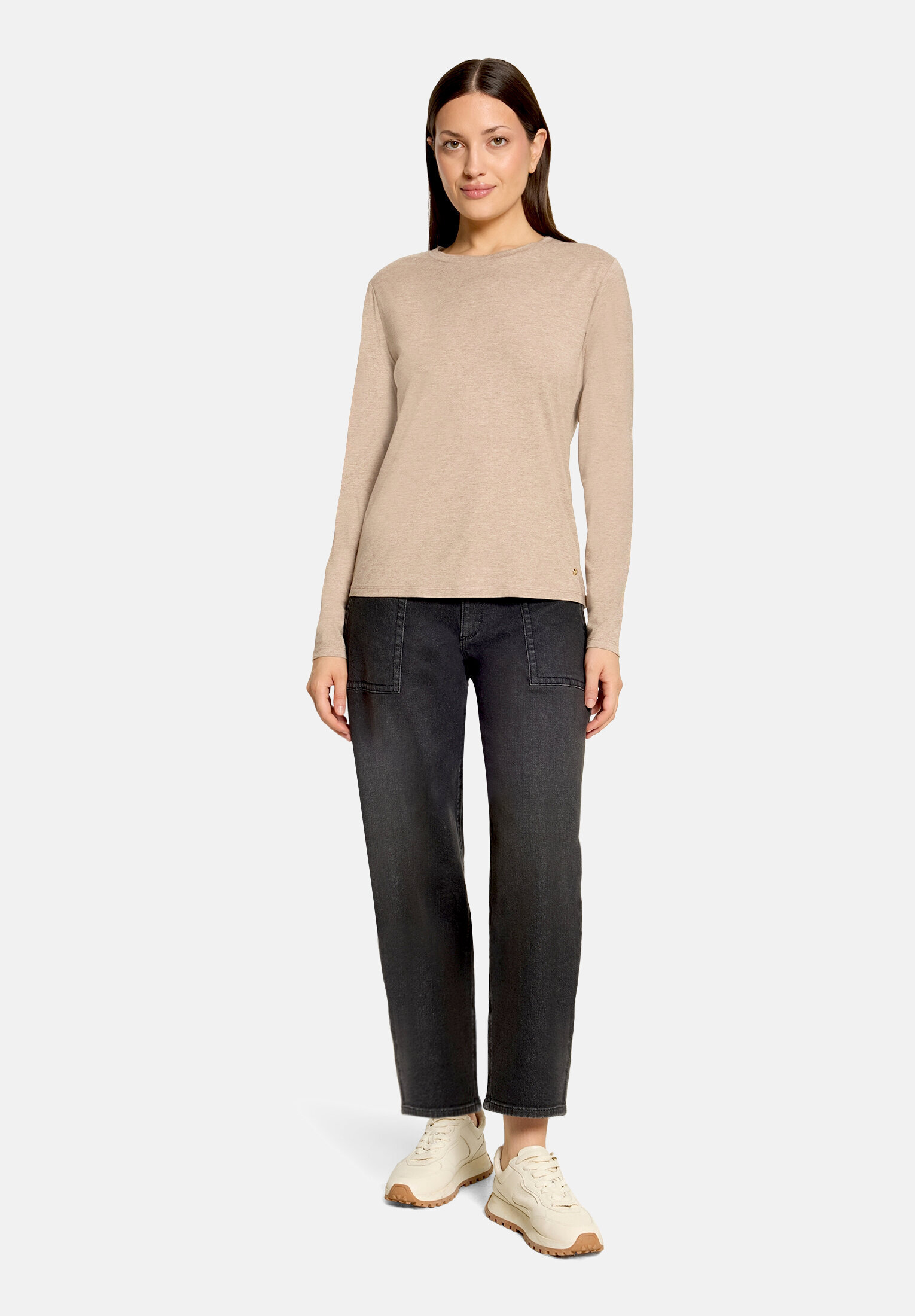 Betty&Co Kurzarmshirt "Damen mit Rundhalsausschnitt" 1