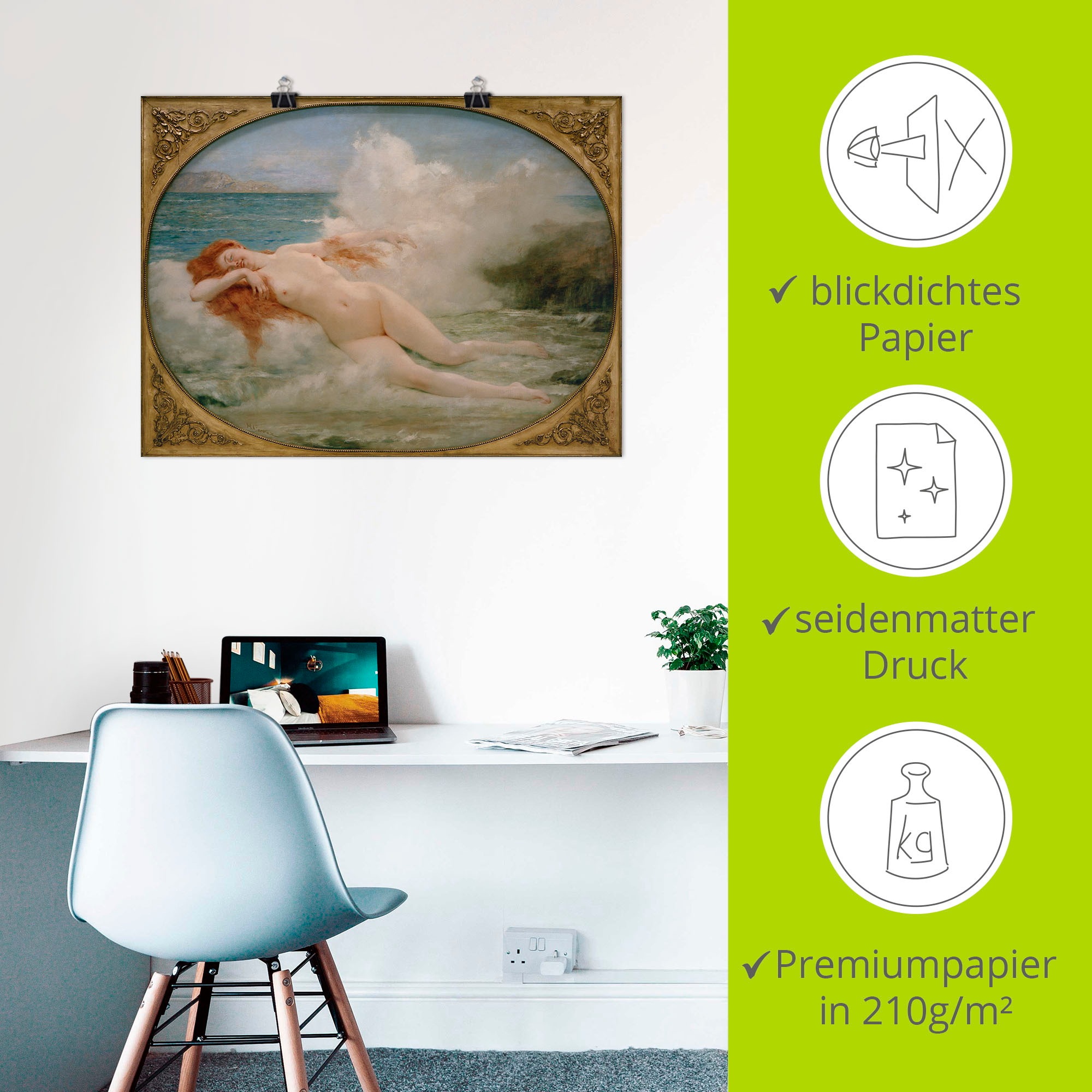 Artland Wandbild »Geburt der Venus«, Gottes Bilder, (1 St.), als Alubild, Outdoorbild, Leinwandbild, Poster in verschied. Größen