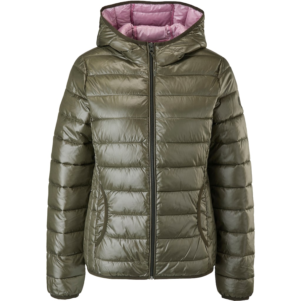 QS Steppjacke, mit Kapuze