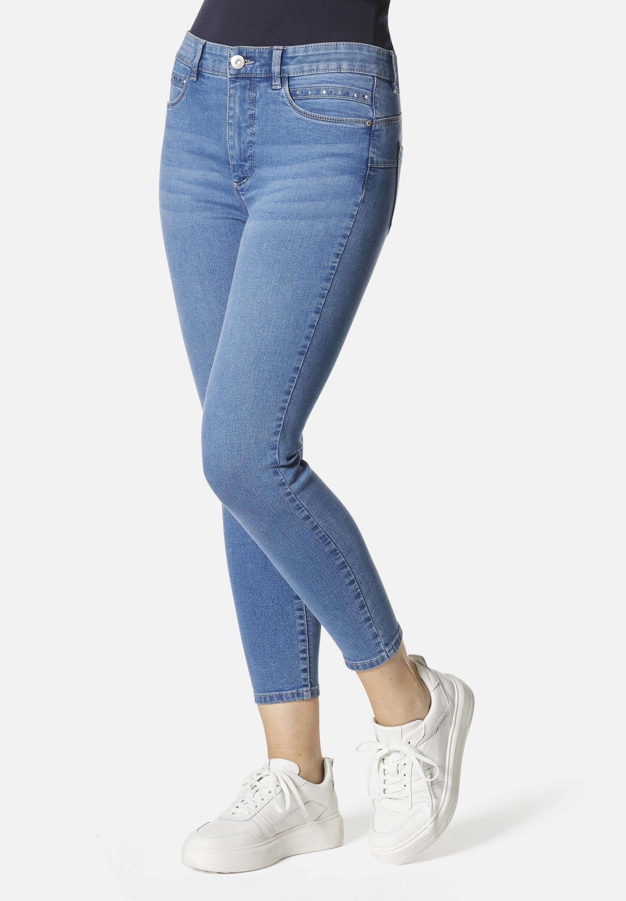 STOOKER WOMEN 5-Pocket-Jeans »Rio Denim Season Skinny Fit«, Skinny Fit Casual Clean Wash Denim Jeans Magic Shape Effekt für Damen