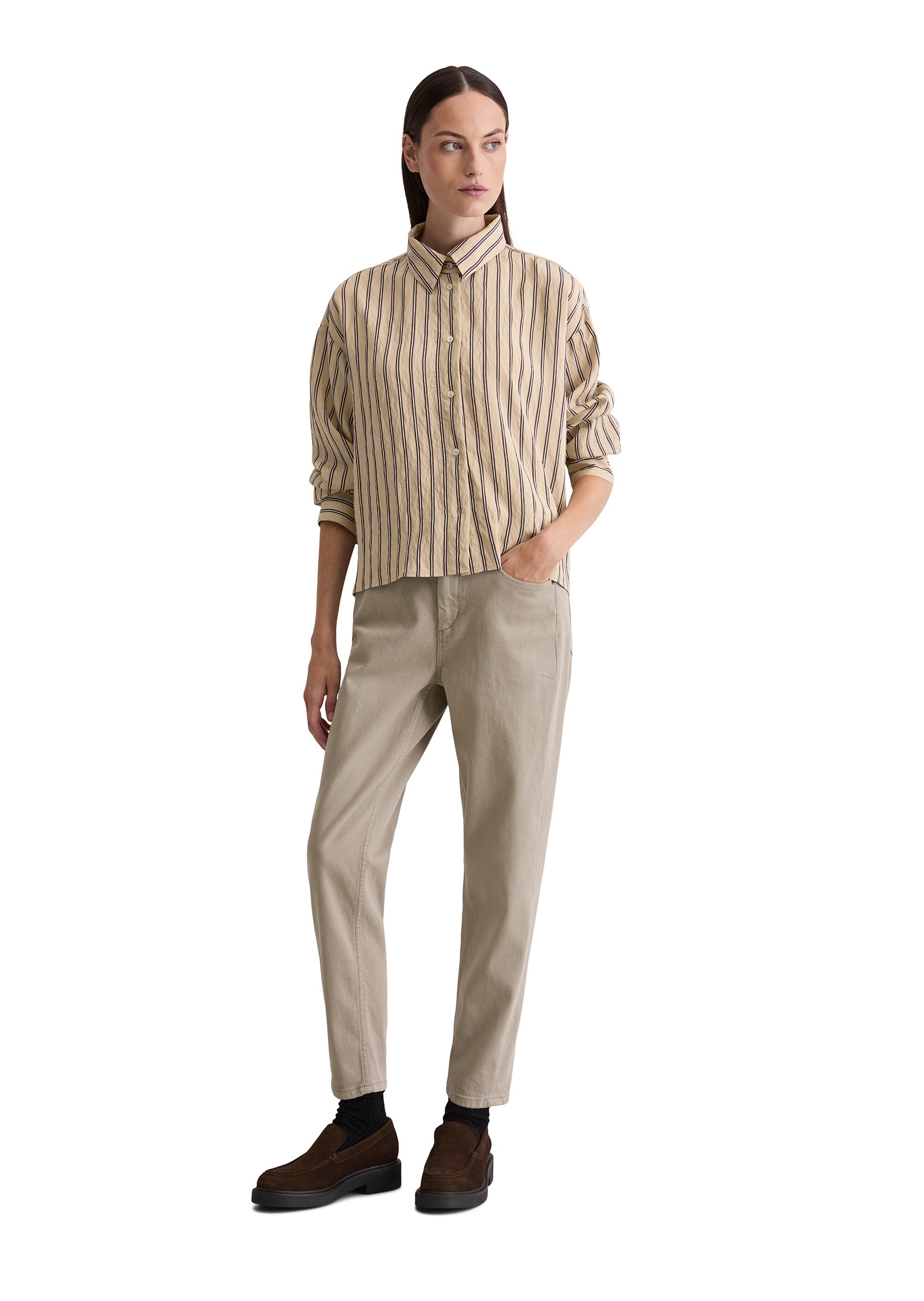 Marc O'Polo Langarmbluse »aus LENZING™ ECOVERO™«