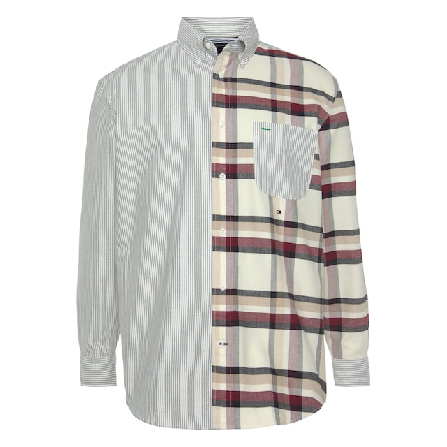 Tommy Hilfiger Langarmhemd »GLOBAL STP CHECK BLOCKING SHIRT«, mit Tommy  Hilfiger-Branding am Rücken ▷ für | BAUR