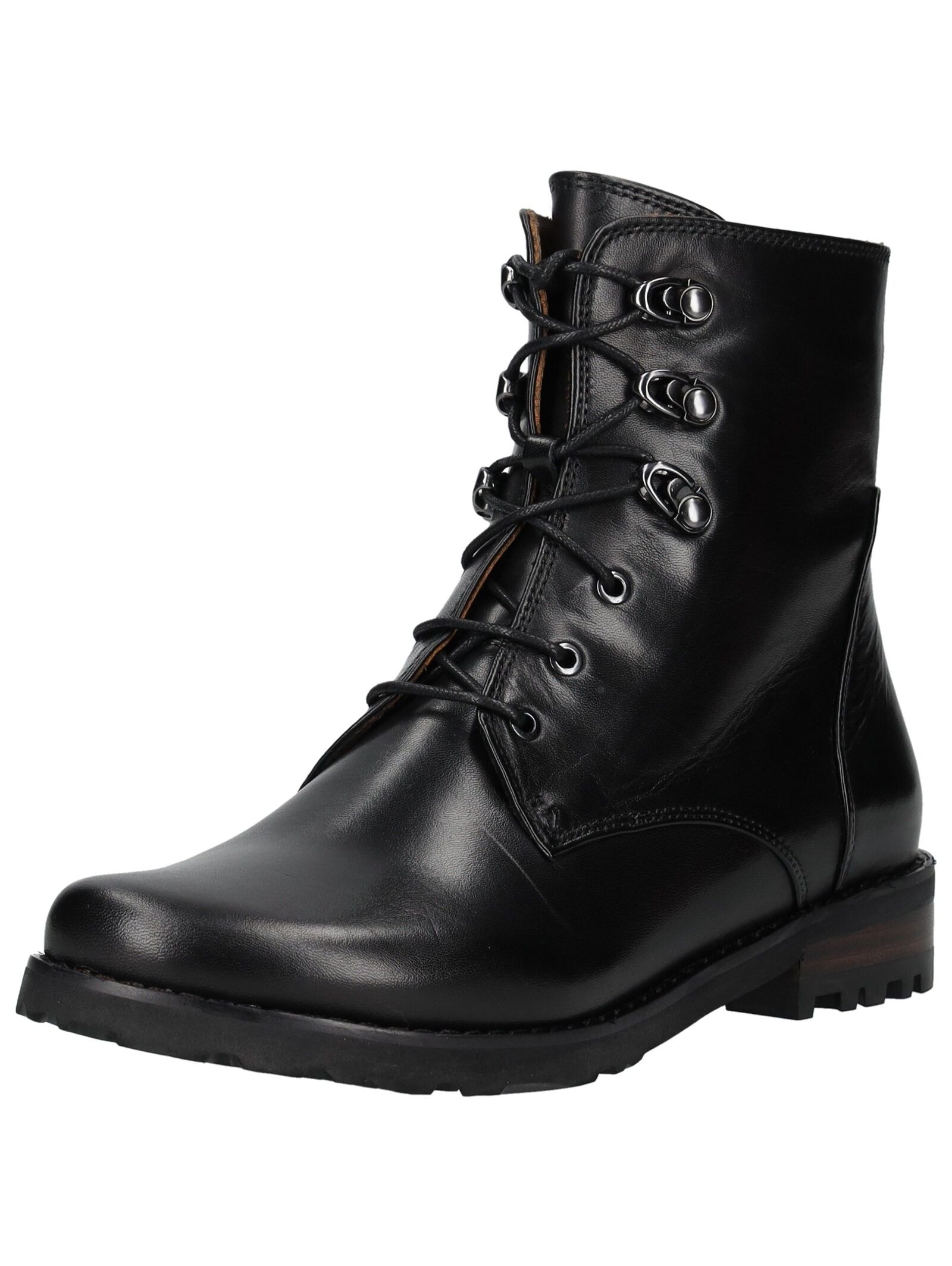 Everybody Schnürstiefelette "Everybody Stiefelette Leder" günstig online kaufen