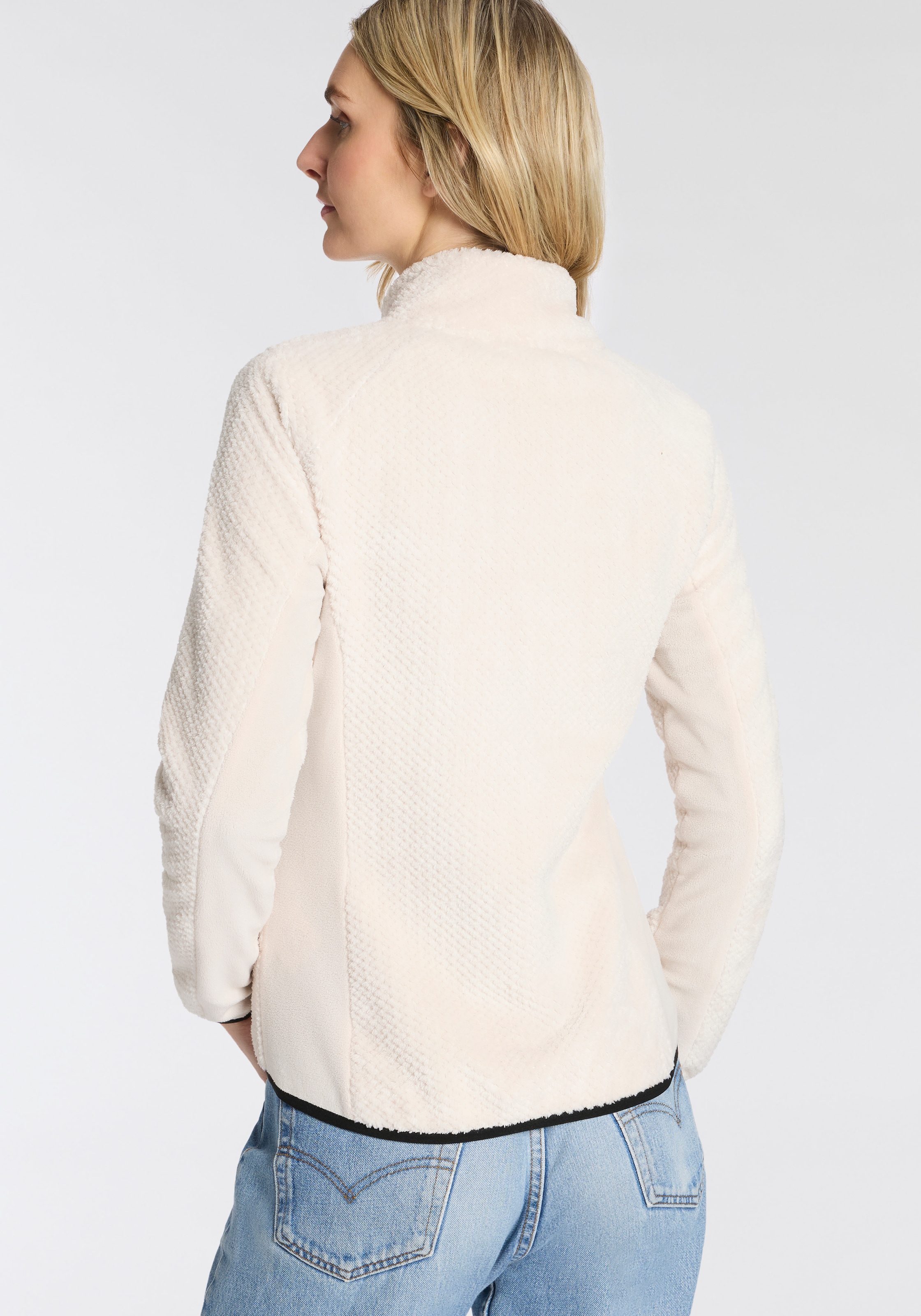 Killtec Fleecejacke »KOW 6 WMN KNTFLC JCKT« 1 Stk. tlg. Übergangsjacke, windabweisend, mit Stehkragen