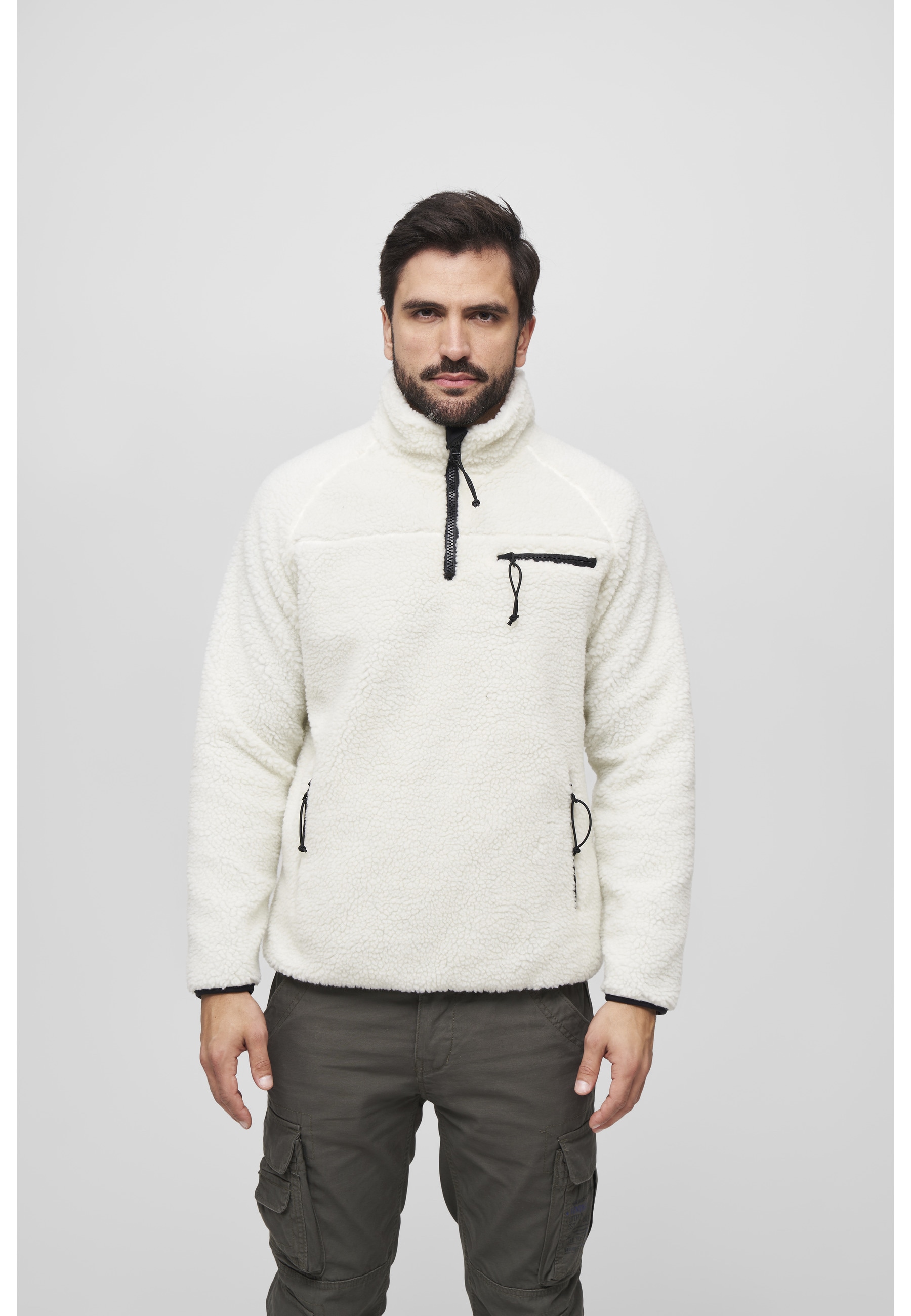 Brandit Kapuzenpullover »Brandit Herren Teddyfleece Troyer« 1 Stk.