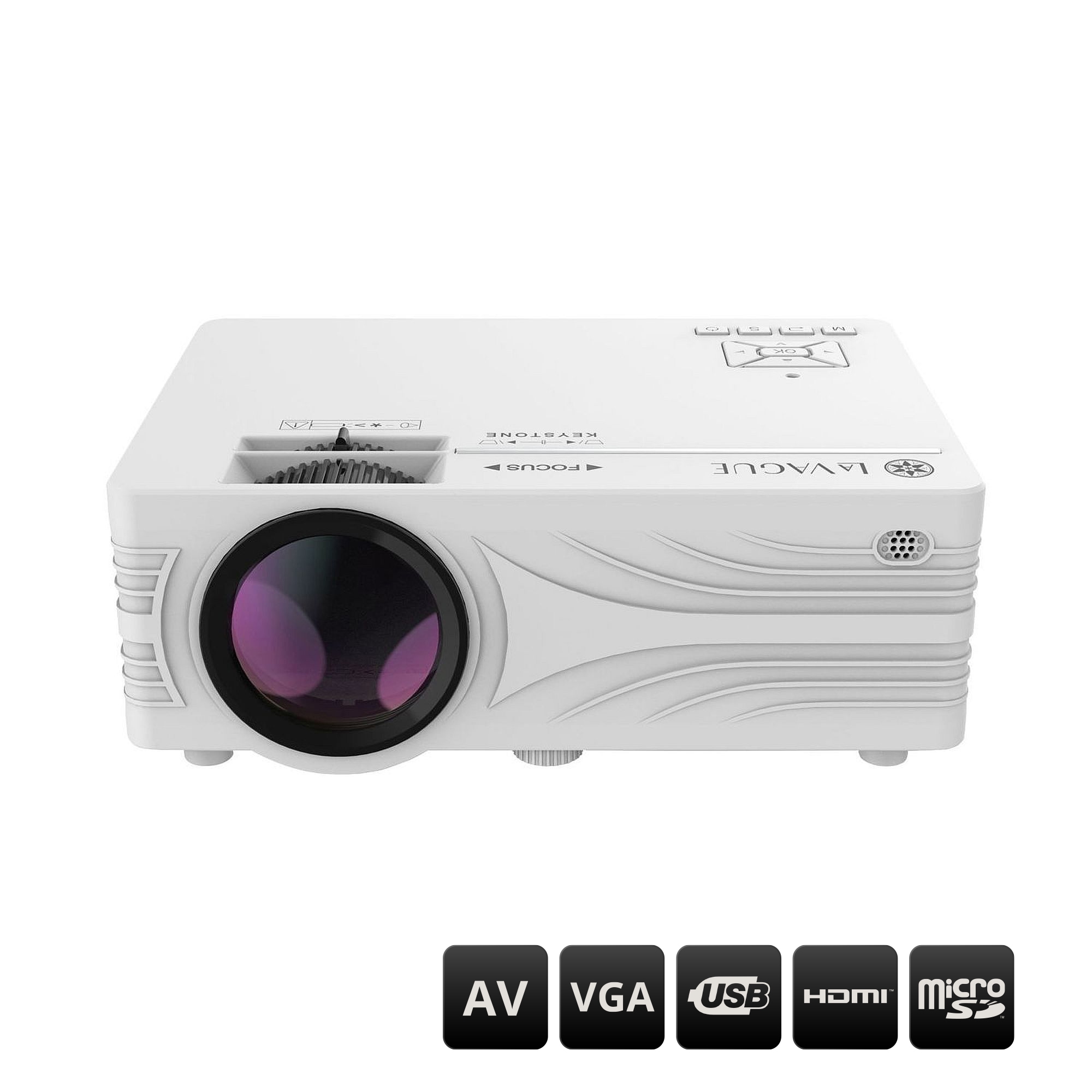 LA VAGUE LED-Beamer »LED-Projektor inkl. LV-STA100FP LV-HD200 BUNDLE« ( 1920 x 1080)