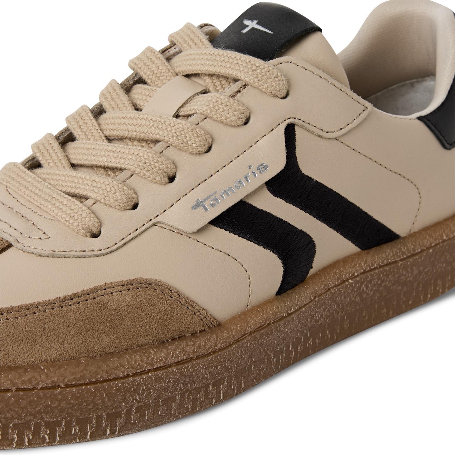 Tamaris Plateausneaker, Freizeitschuh, Halbschuh, Schnürschuh mit gepolstertem Schaftrand