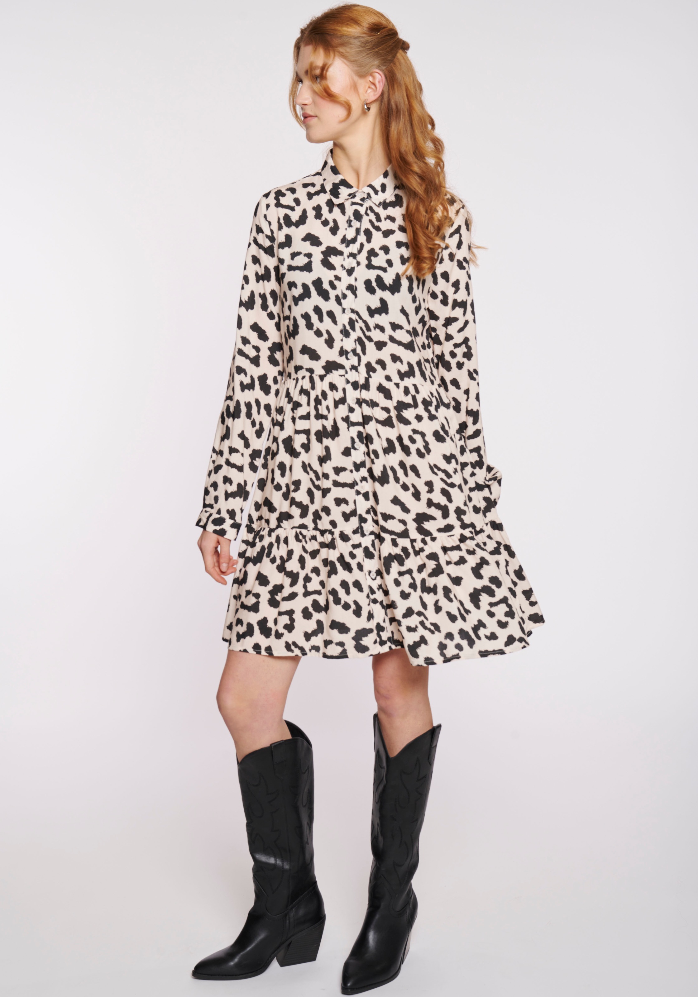 HaILY’S Tunikakleid "SH V DR La44rissa", Sommerkleid, mit Volant am Rocktei günstig online kaufen