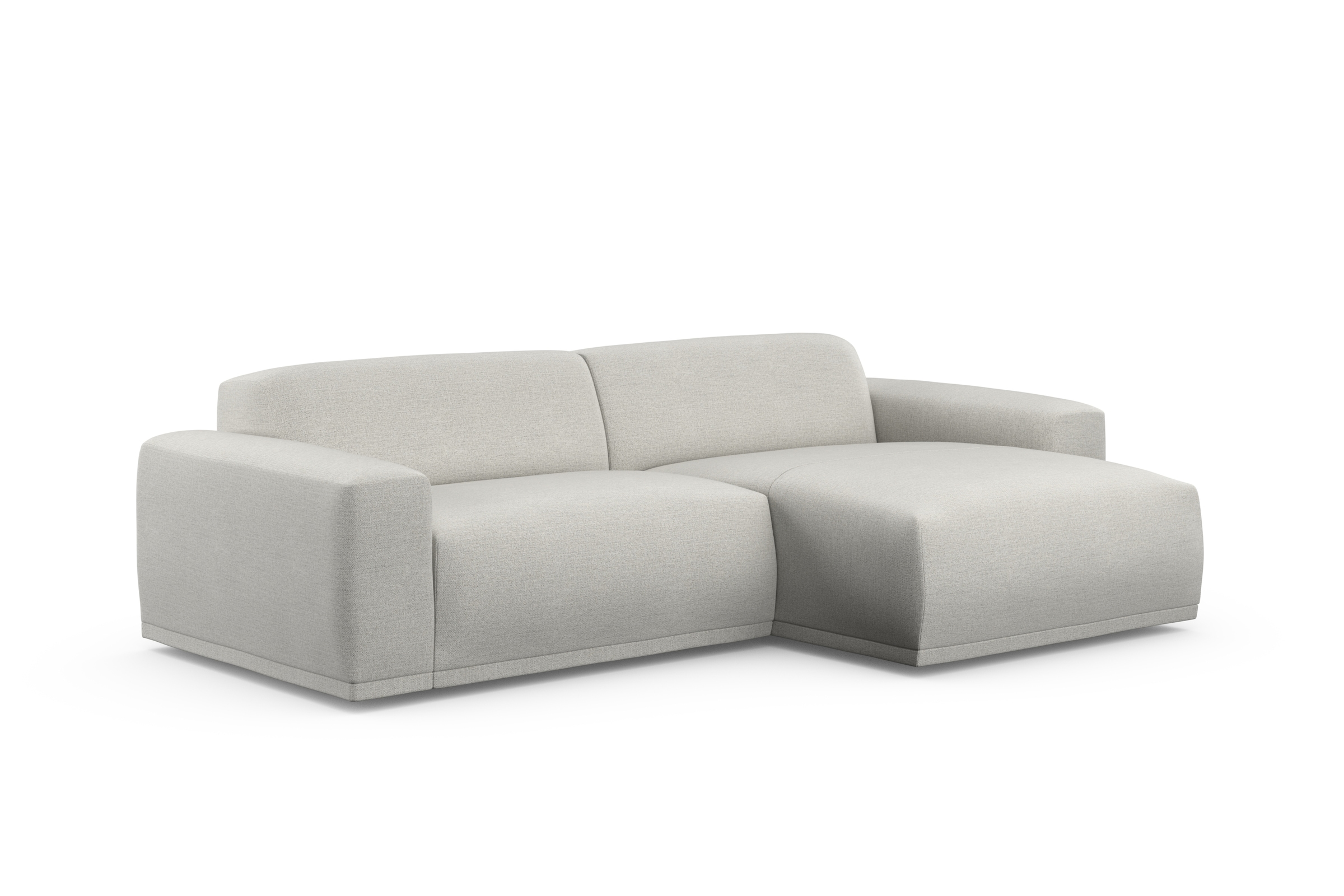 TRENDMANUFAKTUR Ecksofa »Braga, mit hochwertigem Kaltschaum, L-Form, in Cord erhältlich«, (2 St.), modernes Sofa, Couch mit hohem Sitzkomfort, 255/72/160 cm (B/H/T)
