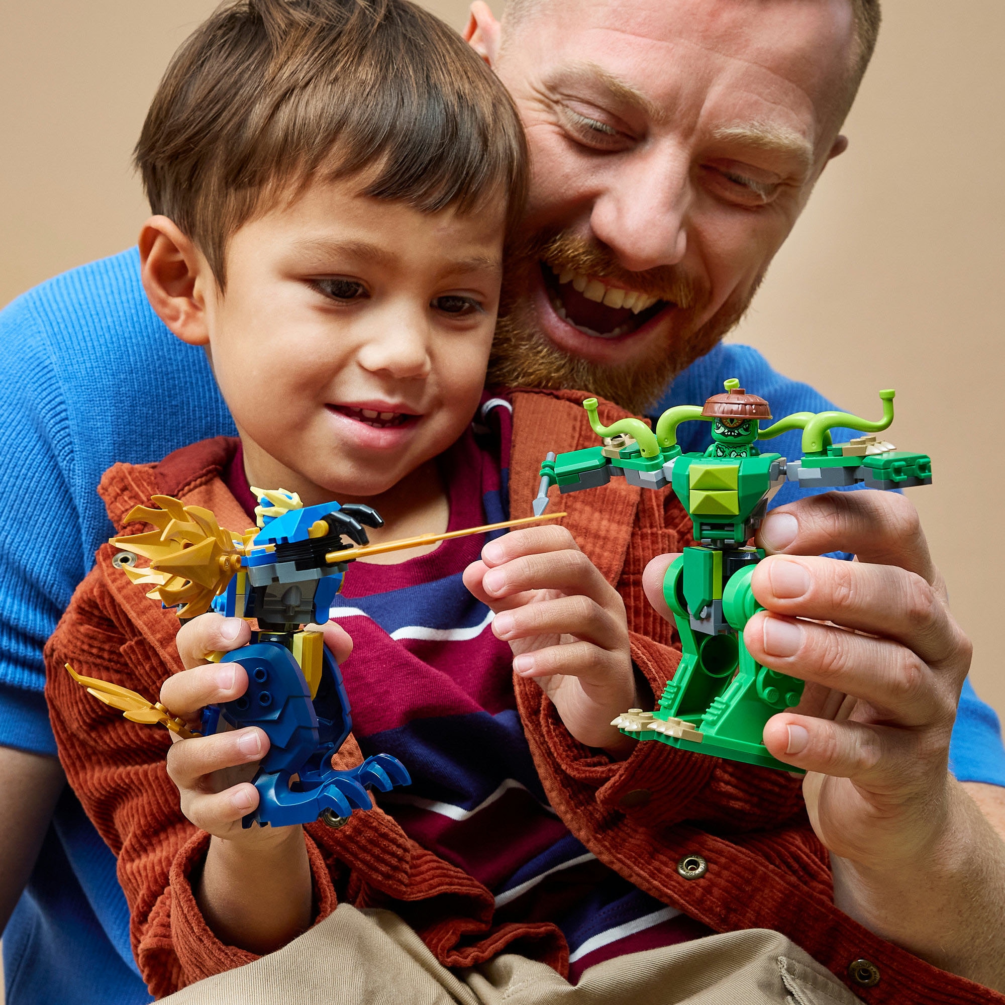 LEGO® Konstruktionsspielsteine »Duell mit Jays Drachen-Mech (71853), LEGO Ninjago«