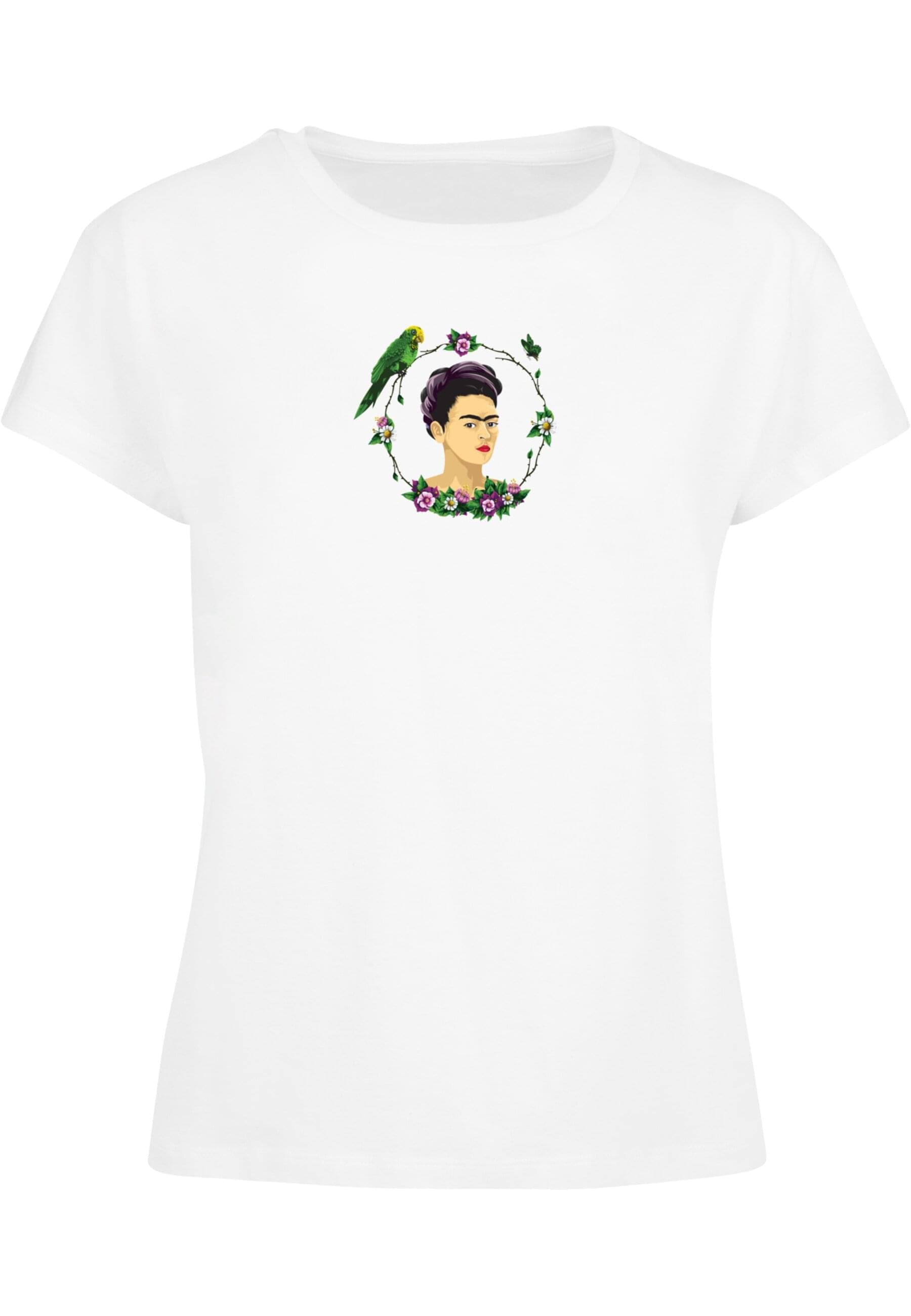 Merchcode T-Shirt "Merchcode Damen Ladies Frida Kahlo - Botanic frame Box T günstig online kaufen