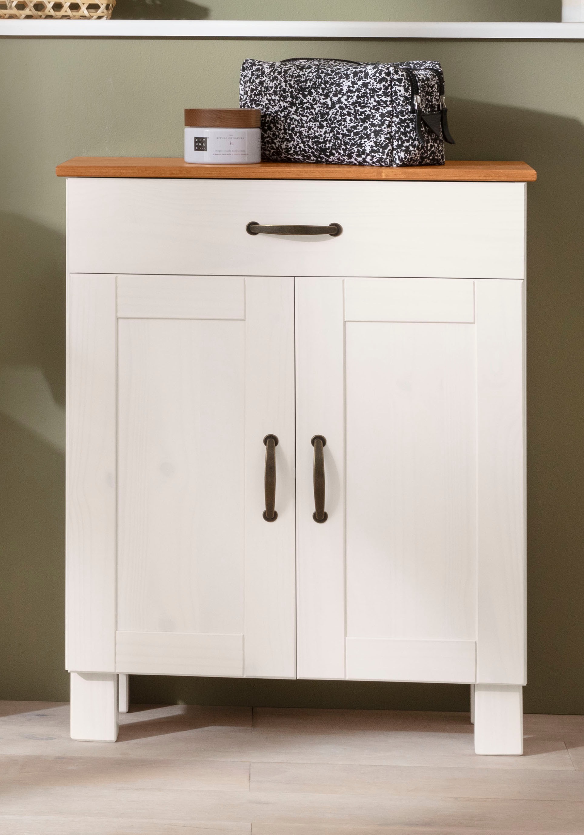 Home affaire Unterschrank "Rodby" FSC-zertifiziertes Massivholz, Breite 60c günstig online kaufen