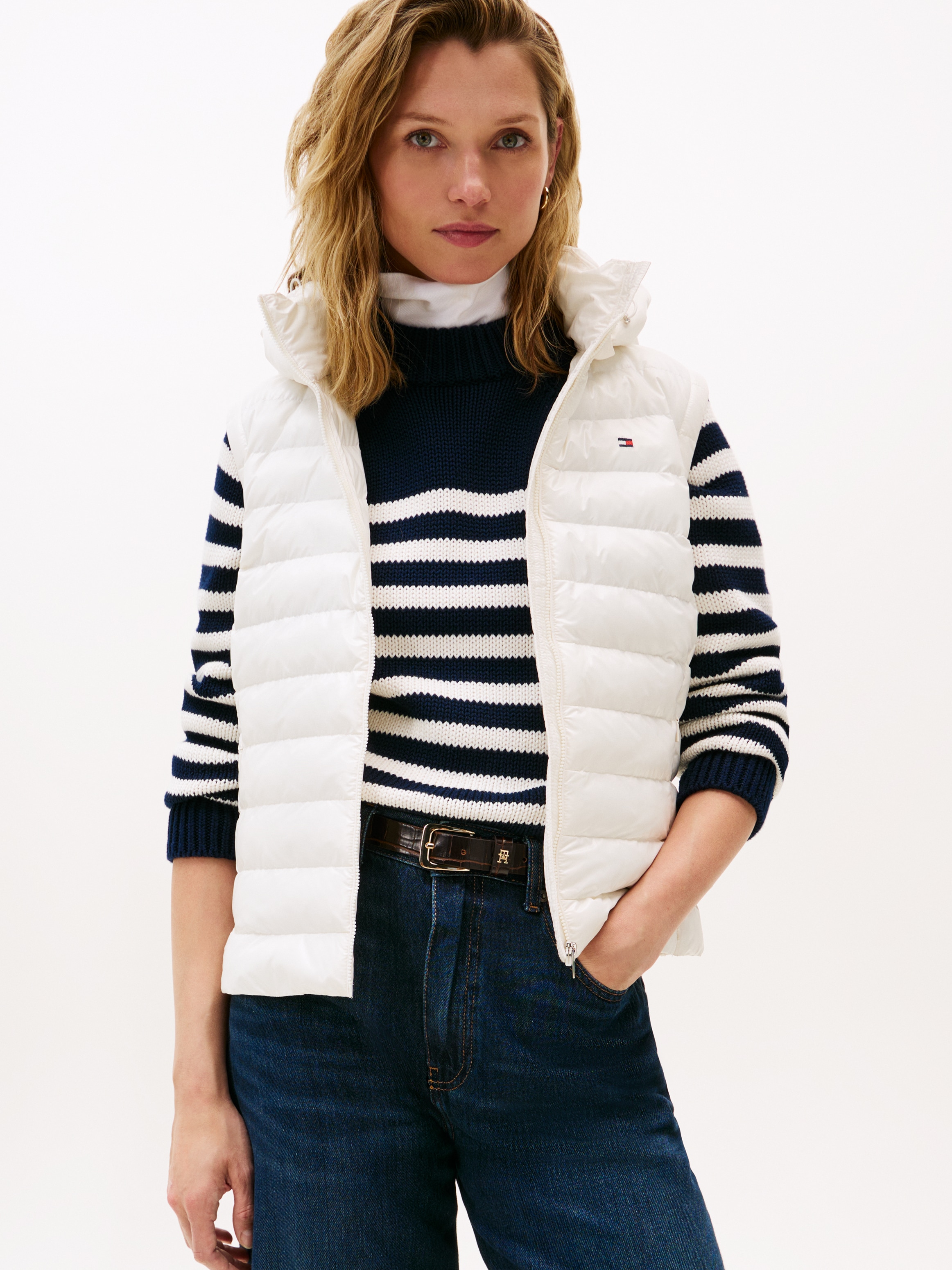 Tommy Hilfiger Steppweste "LW PADDED SLIM VEST", leicht glänzende Oberfläch günstig online kaufen