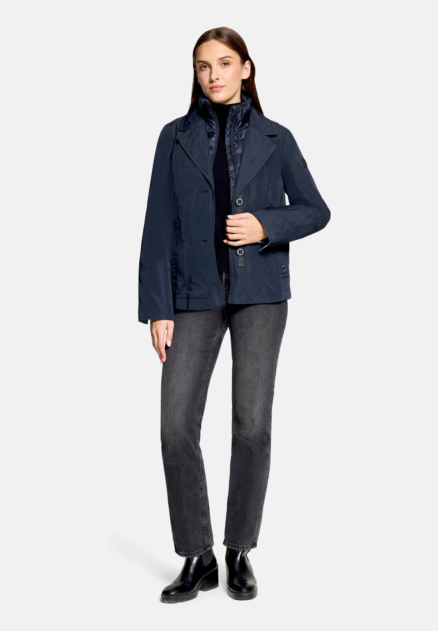 Amber & June Outdoorjacke "Damen mit abnehmbarem Westenteil"