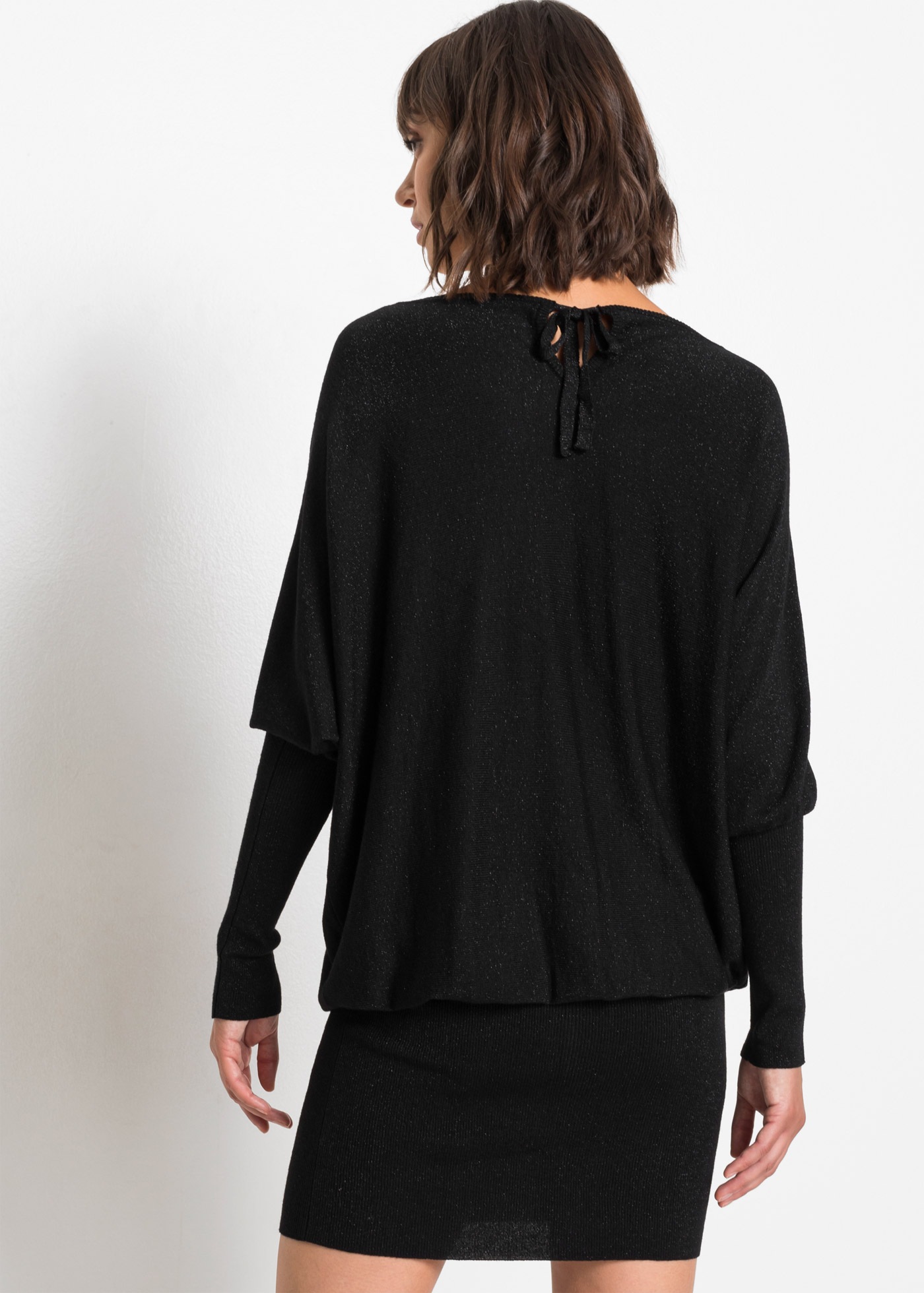 bonprix Strickkleid Strickkleid aus fließendem Viskose-Mix günstig online kaufen