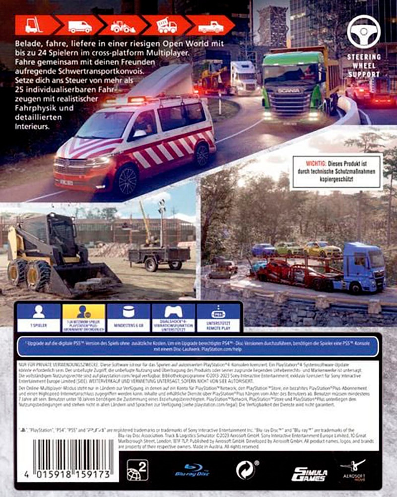 NBG Spielesoftware »Truck & Logistics Simulator«, PlayStation 4
