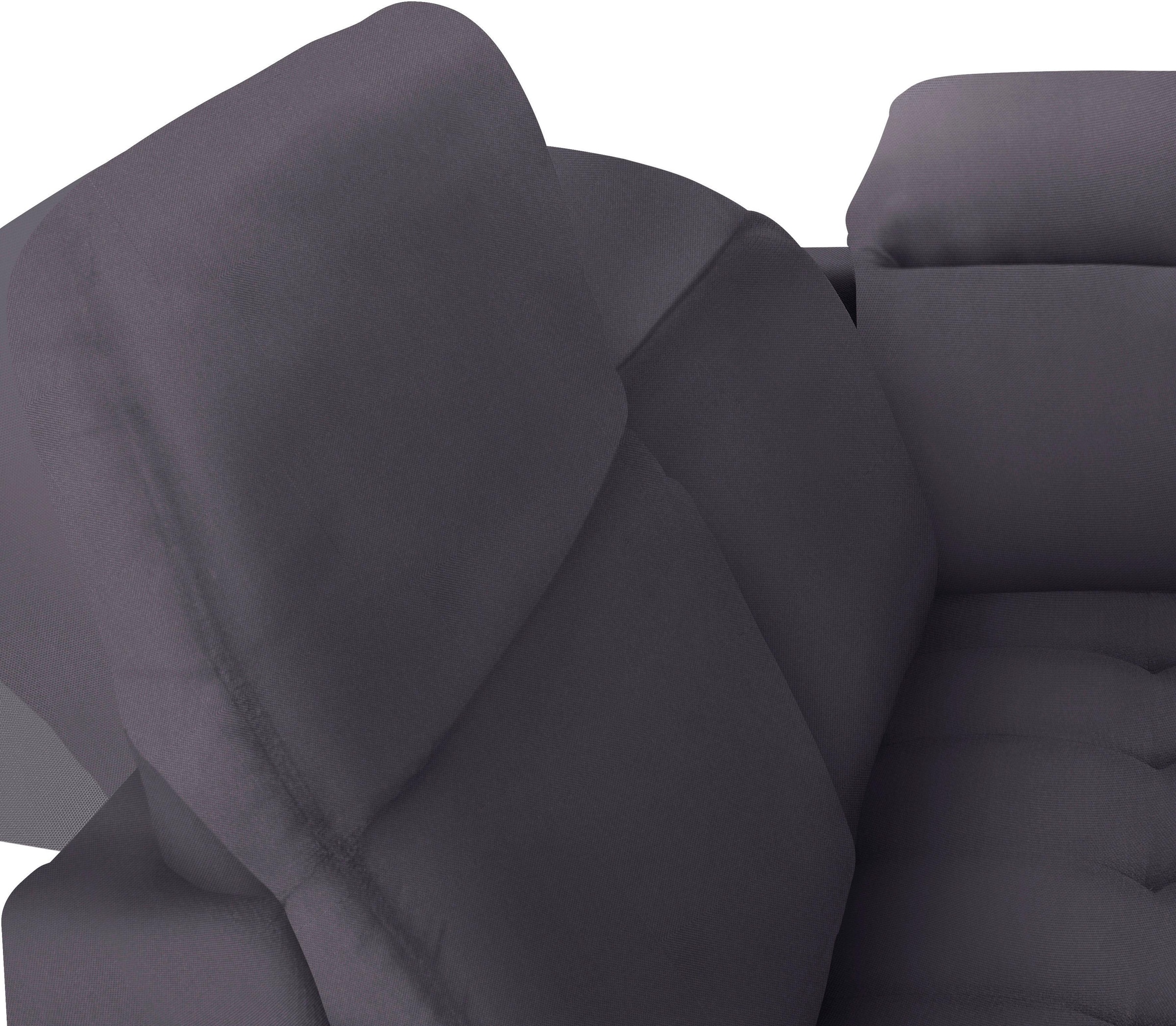 sit&more Wohnlandschaft »Stardust U-Form«, inklusive Kopfteilverstellung, Armlehnenfunktion und Tischelement