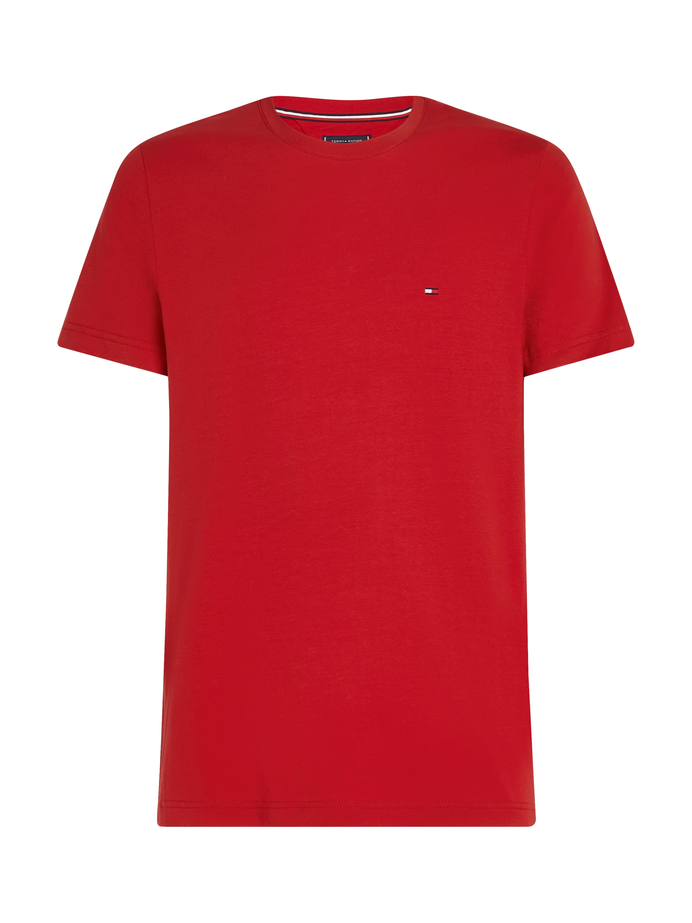 Tommy Hilfiger T-Shirt »STRETCH SLIM FIT TEE«, mit Rundhalsausschnitt