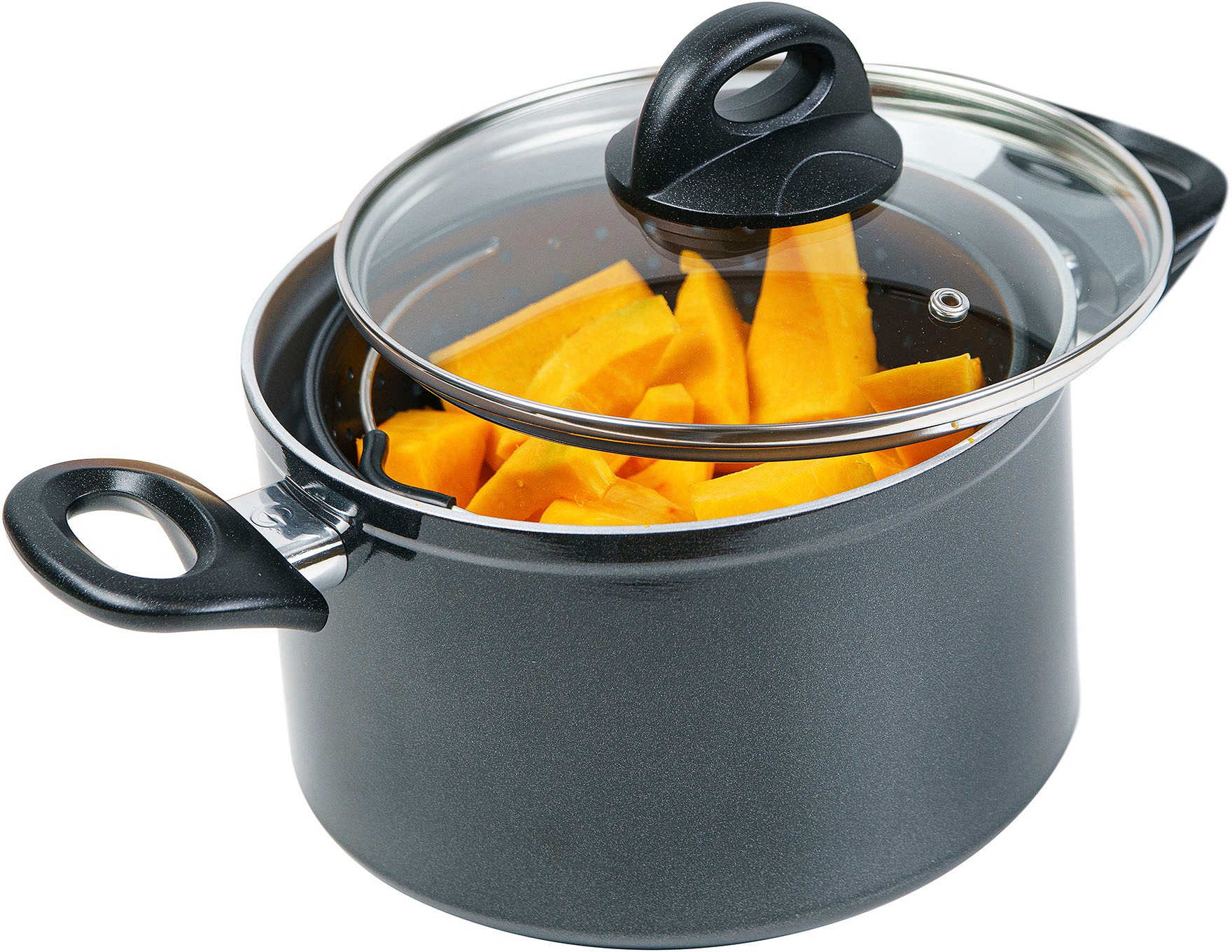 Genius Spaghettitopf "Cerafit Magic Pot" Set, Pot, ⌀ 24 cm, Sieb, ⌀ 24 cm, günstig online kaufen