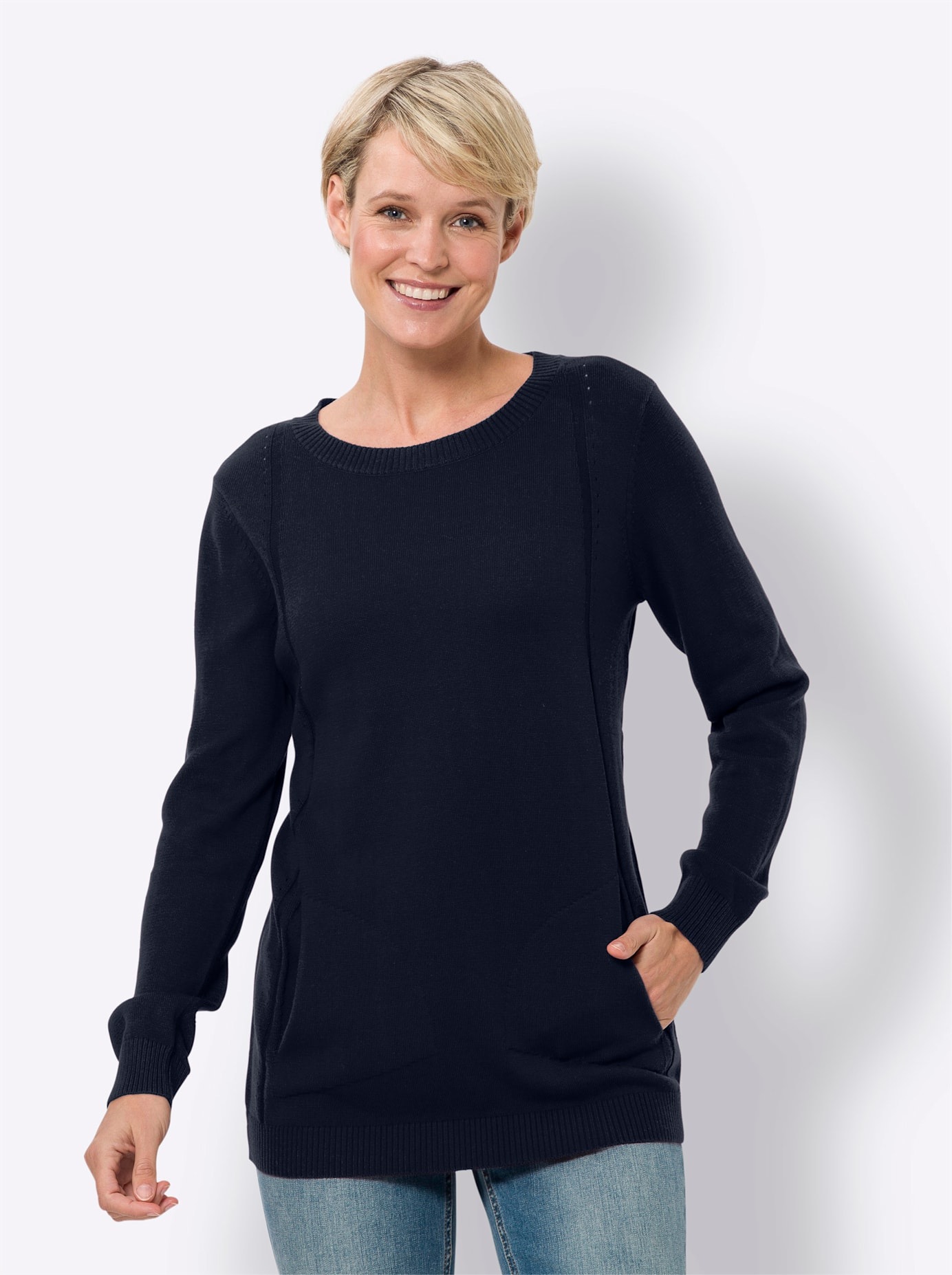 Classic Basics Strickpullover "Langarm-Pullover" günstig online kaufen