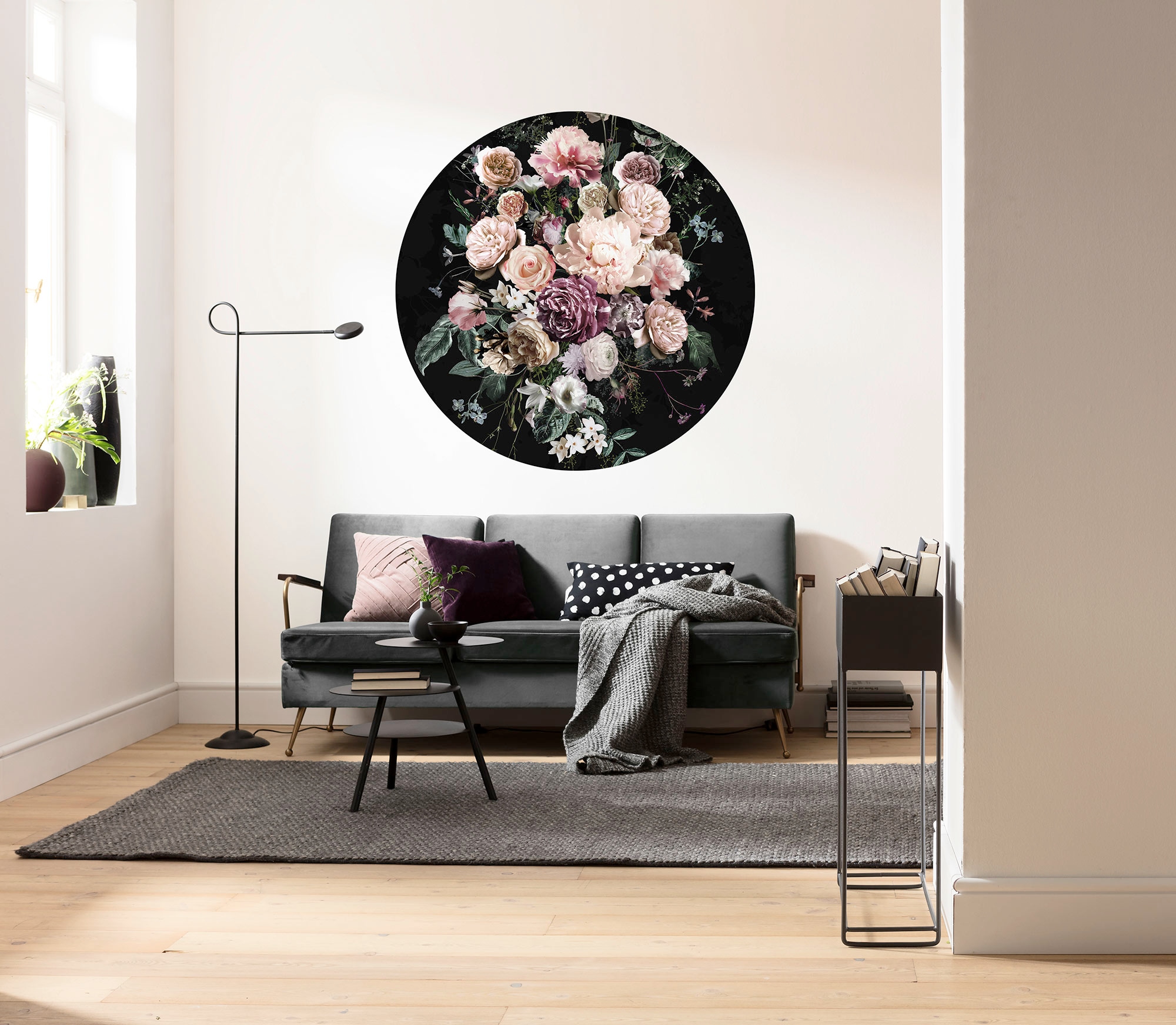 Komar "Enchanted Flowers" Motiv bedruckt glatt