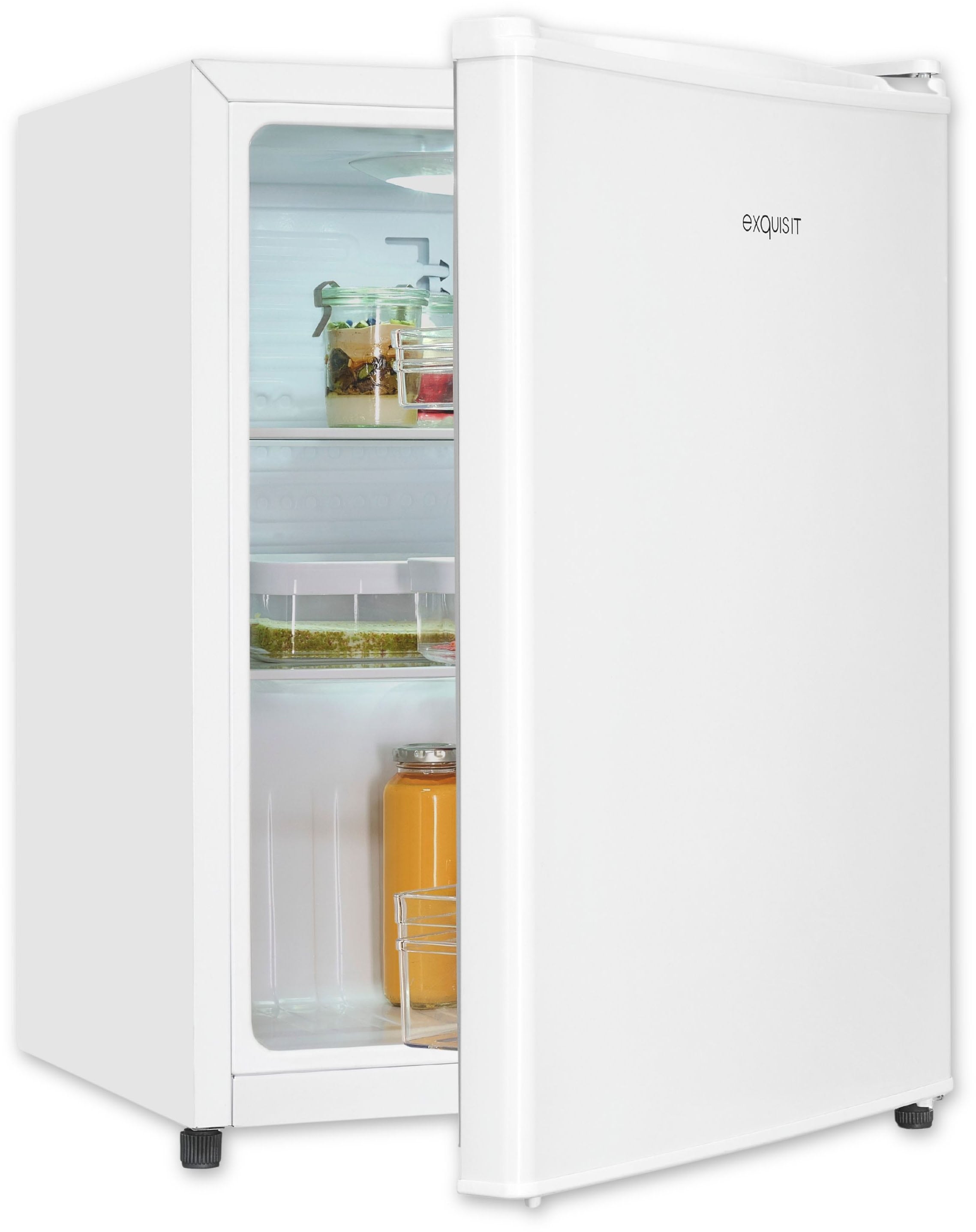 exquisit Kühlschrank »KB60-V-090E weiss«, 52 L Volumen