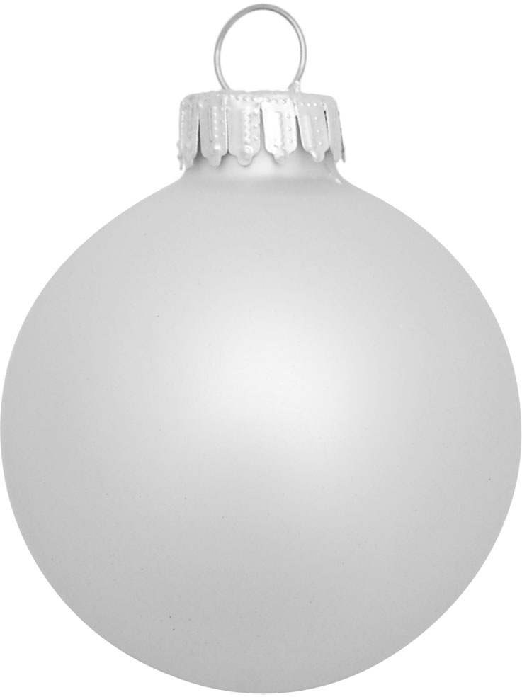 Thumbnail - Krebs Glas Lauscha Weihnachtsbaumkugel "Glaskugelsortiment Silberfarben Glanz/Satin, Ø ca. 5 cm" Weihnachtsdeko, Christb...
