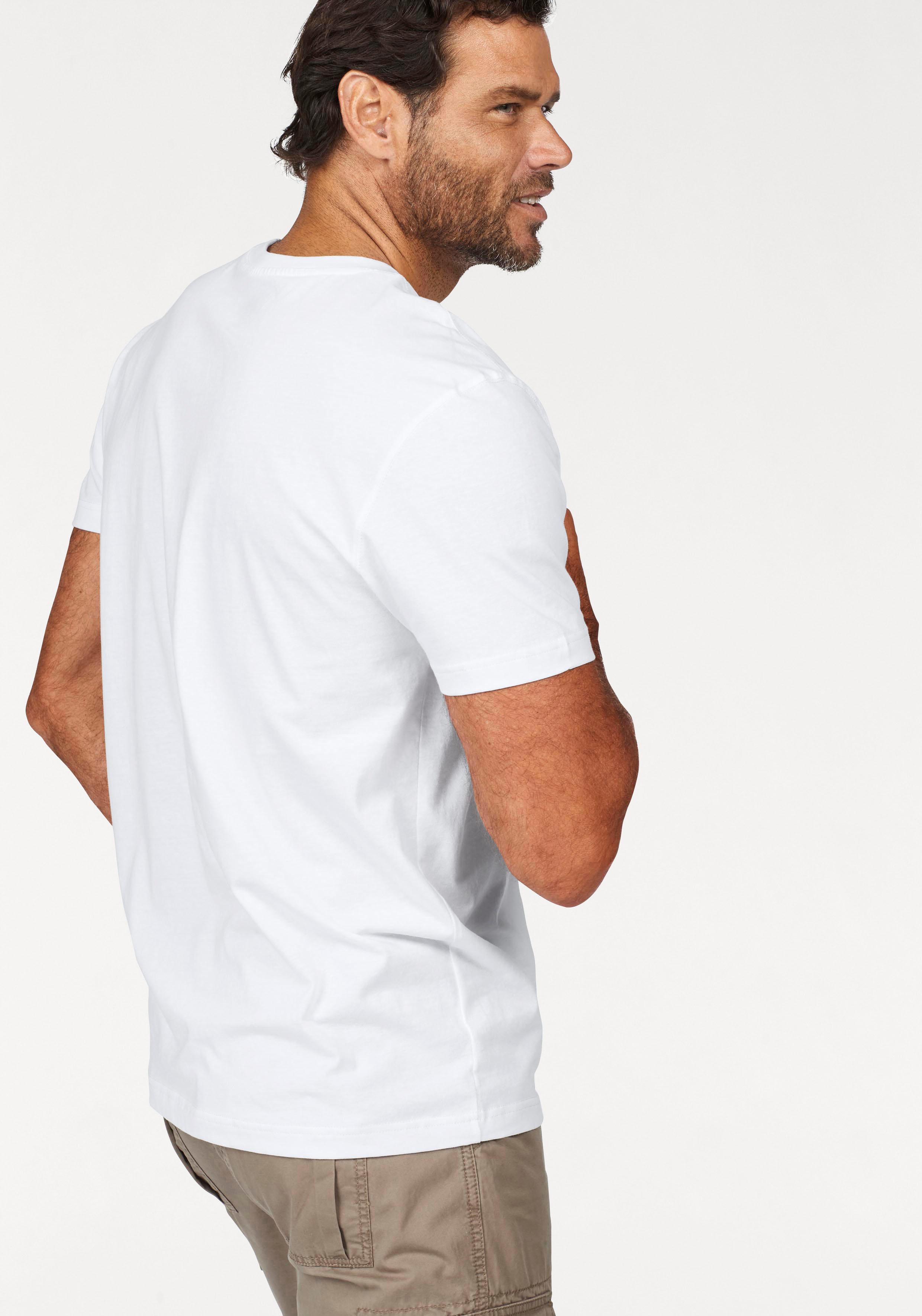 Thumbnail - Mans World T-Shirt, (3er-Pack), Kurzarm, normale Passform, aus Baumwolle, im 3er-Pack