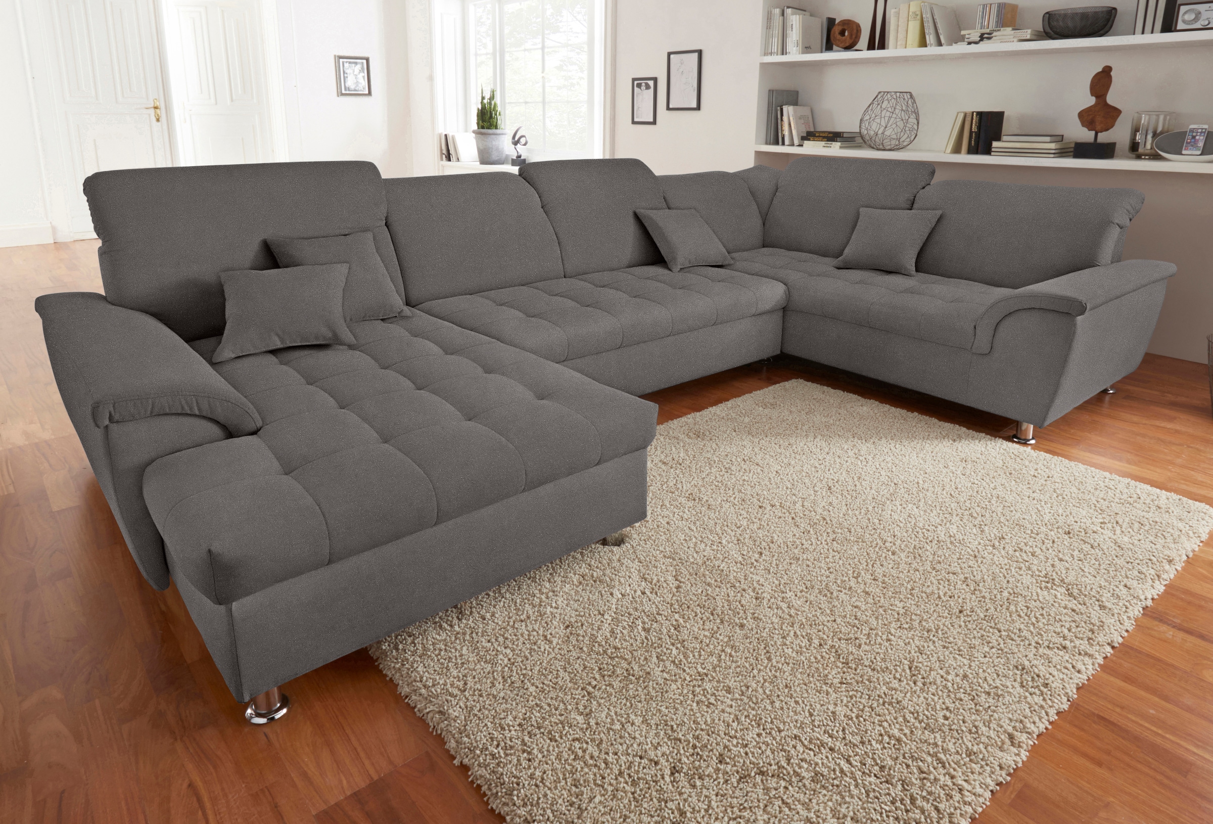 DOMO collection Wohnlandschaft "Franzi optional mit Bettfunktion, Bettkaste günstig online kaufen