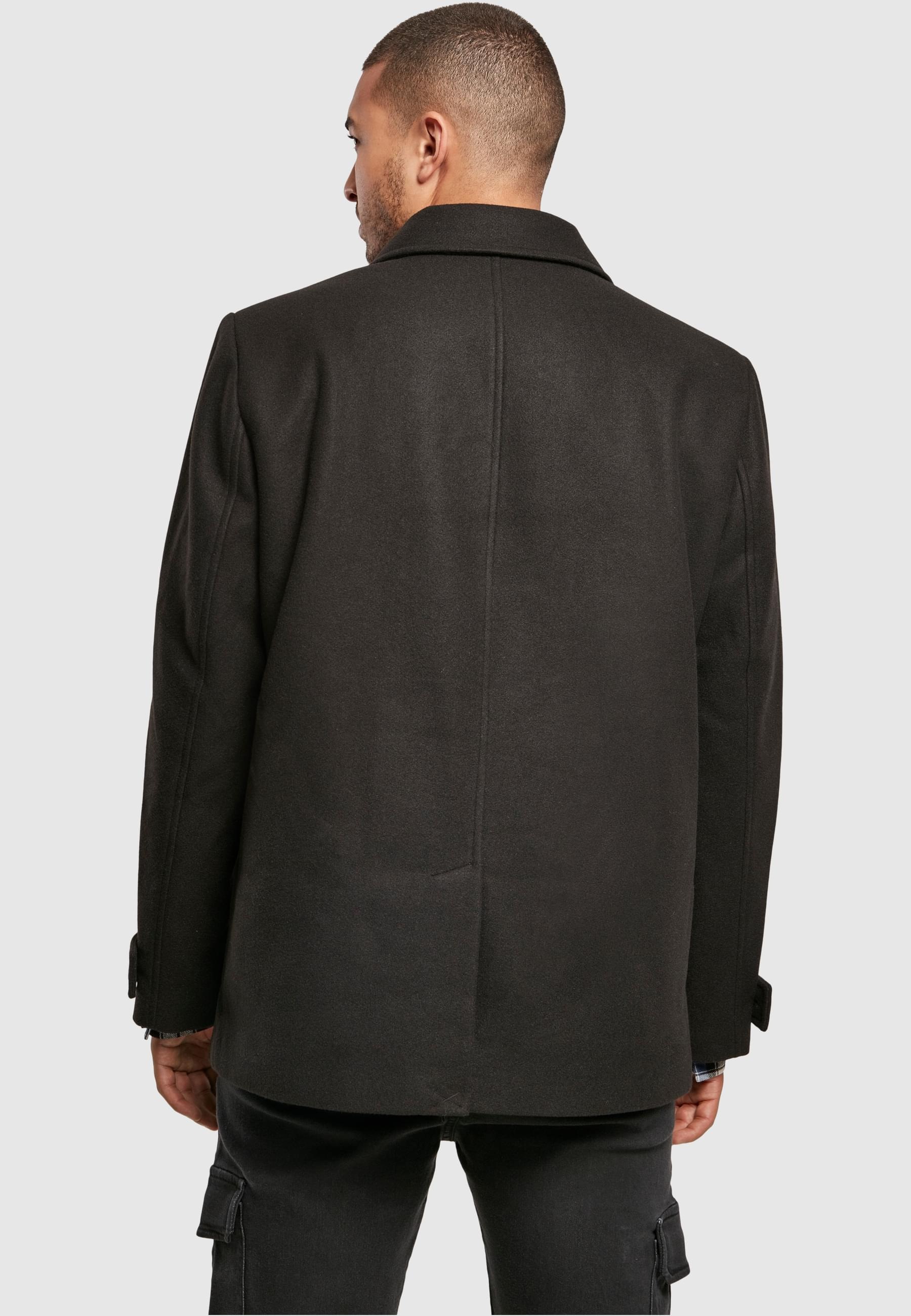 URBAN CLASSICS Allwetterjacke »Urban Classics Herren Classic Pea Coat«, (1 St.), ohne Kapuze