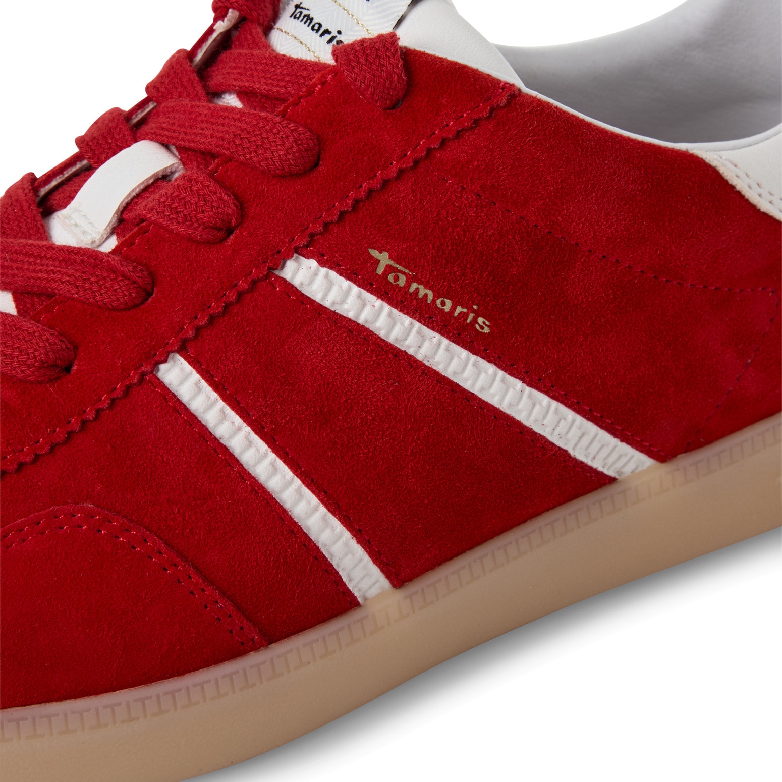 Tamaris Plateausneaker, Freizeitschuh, Halbschuh, Schnürschuh mit gepolstertem Schaftrand