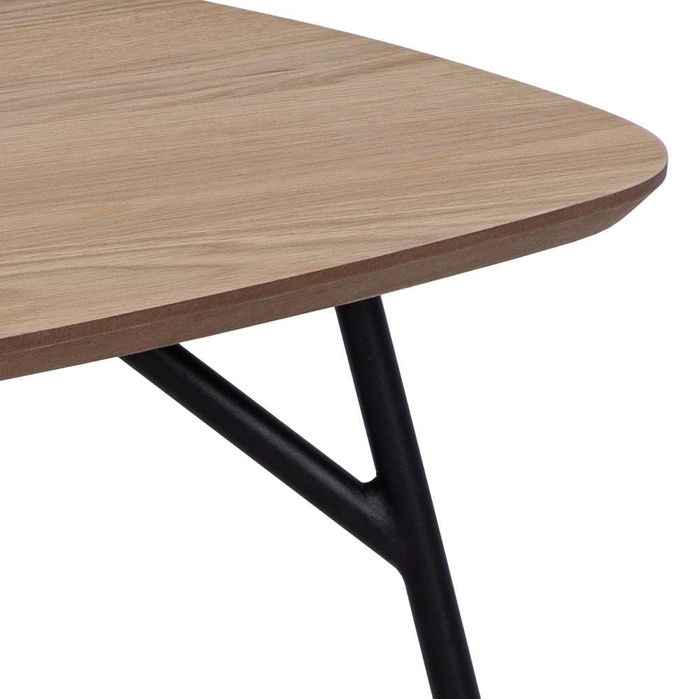 ACTONA GROUP Couchtisch »Caracas«, mit Eiche Furnier, geölt, Gestell aus Stahl, Breite 120 cm