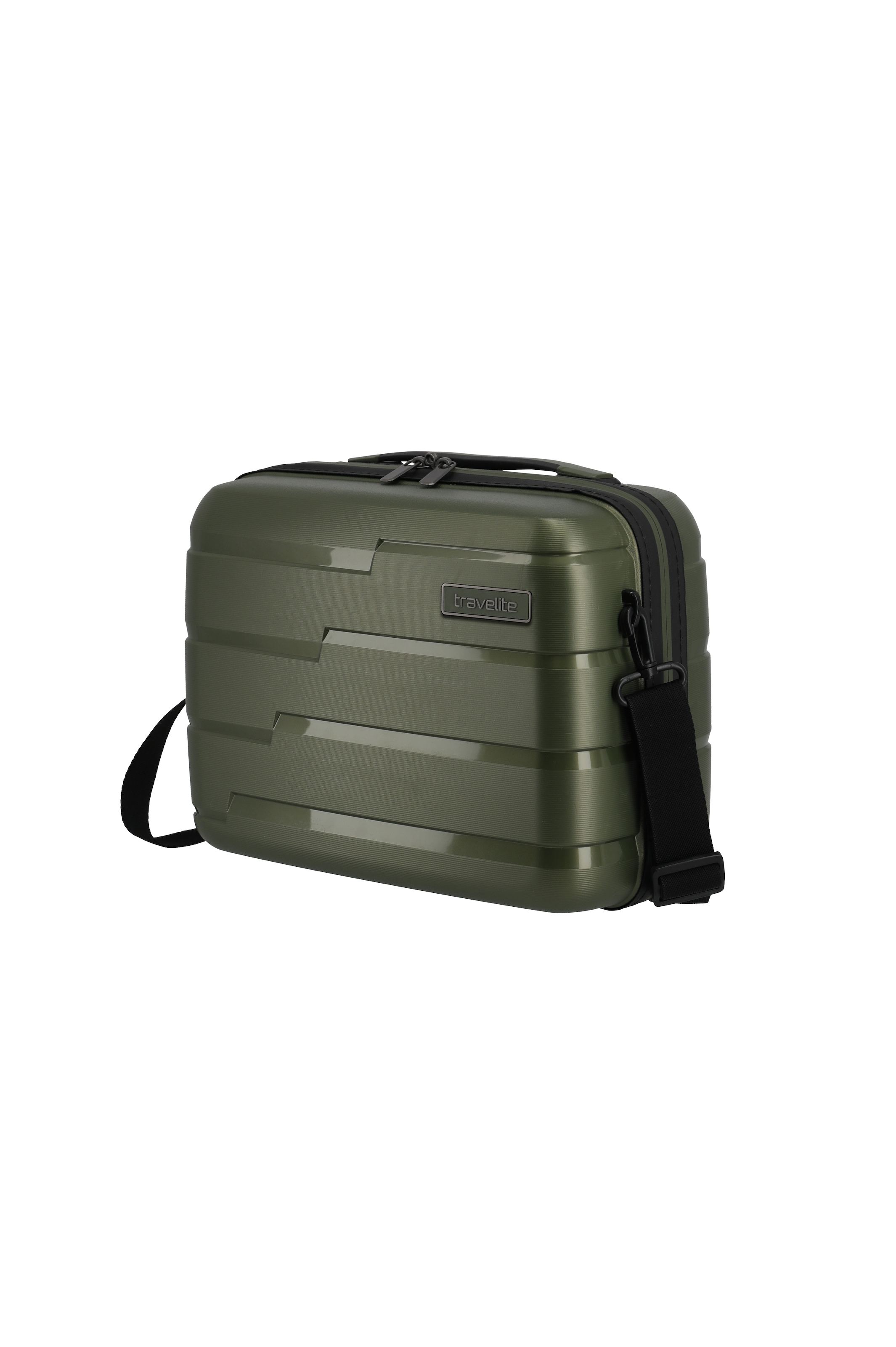 travelite Beautycase »AIR BASE Kosmetikkoffer Hartschale« mit TSA-Schloss und Aufsteckfunktion – robust und leicht
