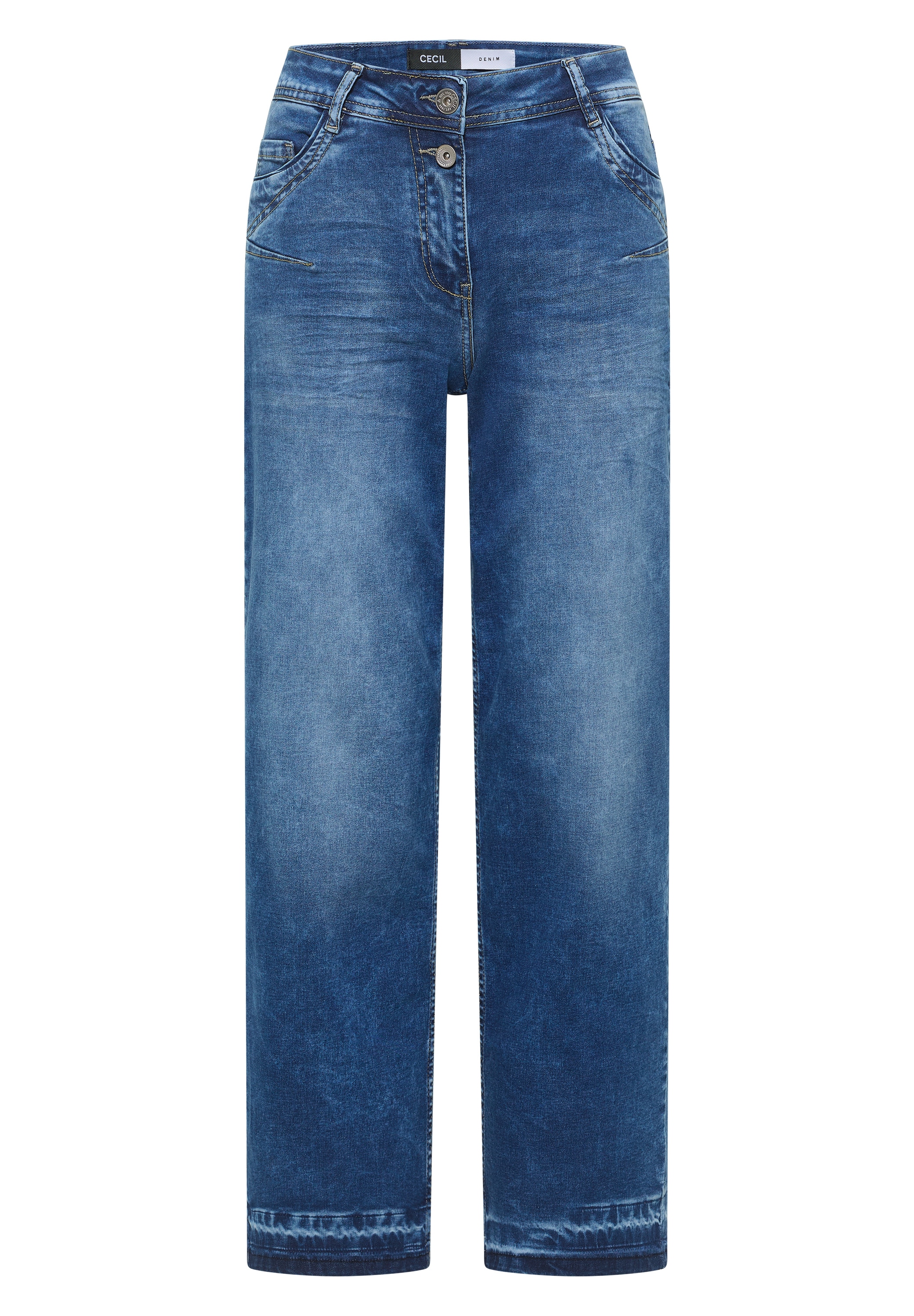 Cecil Loose-fit-Jeans aus Baumwolle mit Stretchanteil