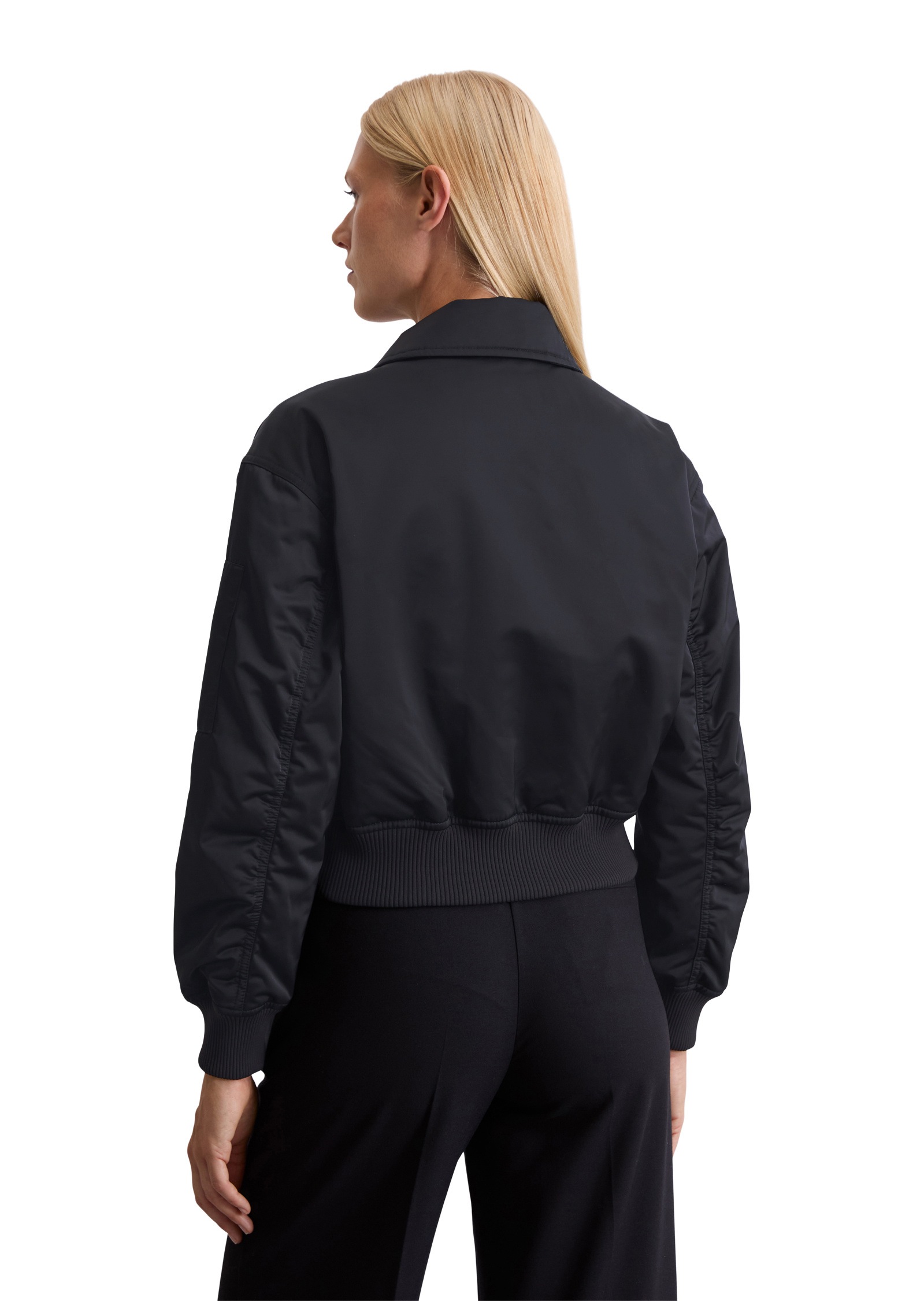 Marc O'Polo Outdoorjacke »aus recyceltem Polyester-Twill«, ohne Kapuze
