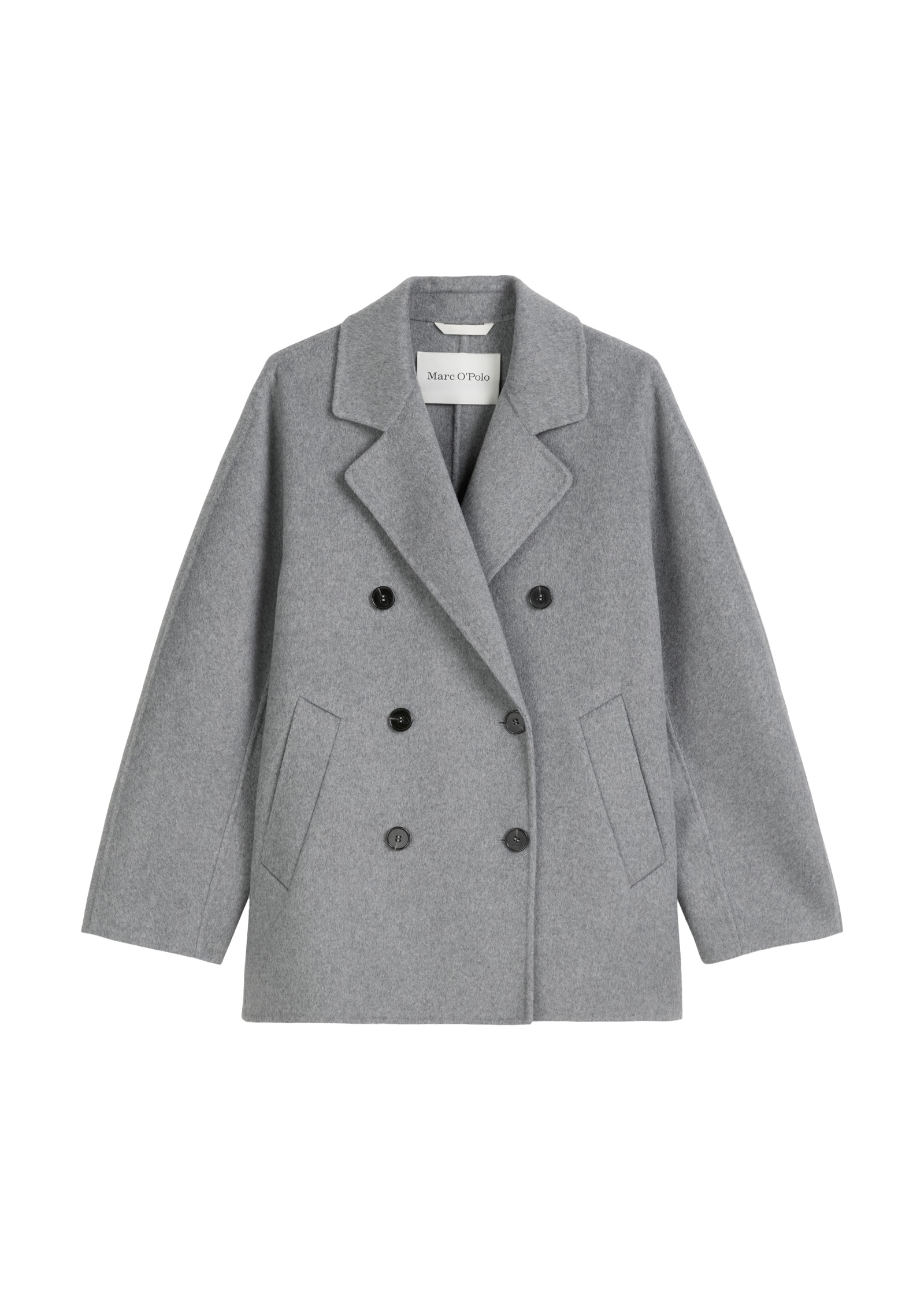 Marc O'Polo Outdoorjacke »aus Wolle-Mix«, ohne Kapuze