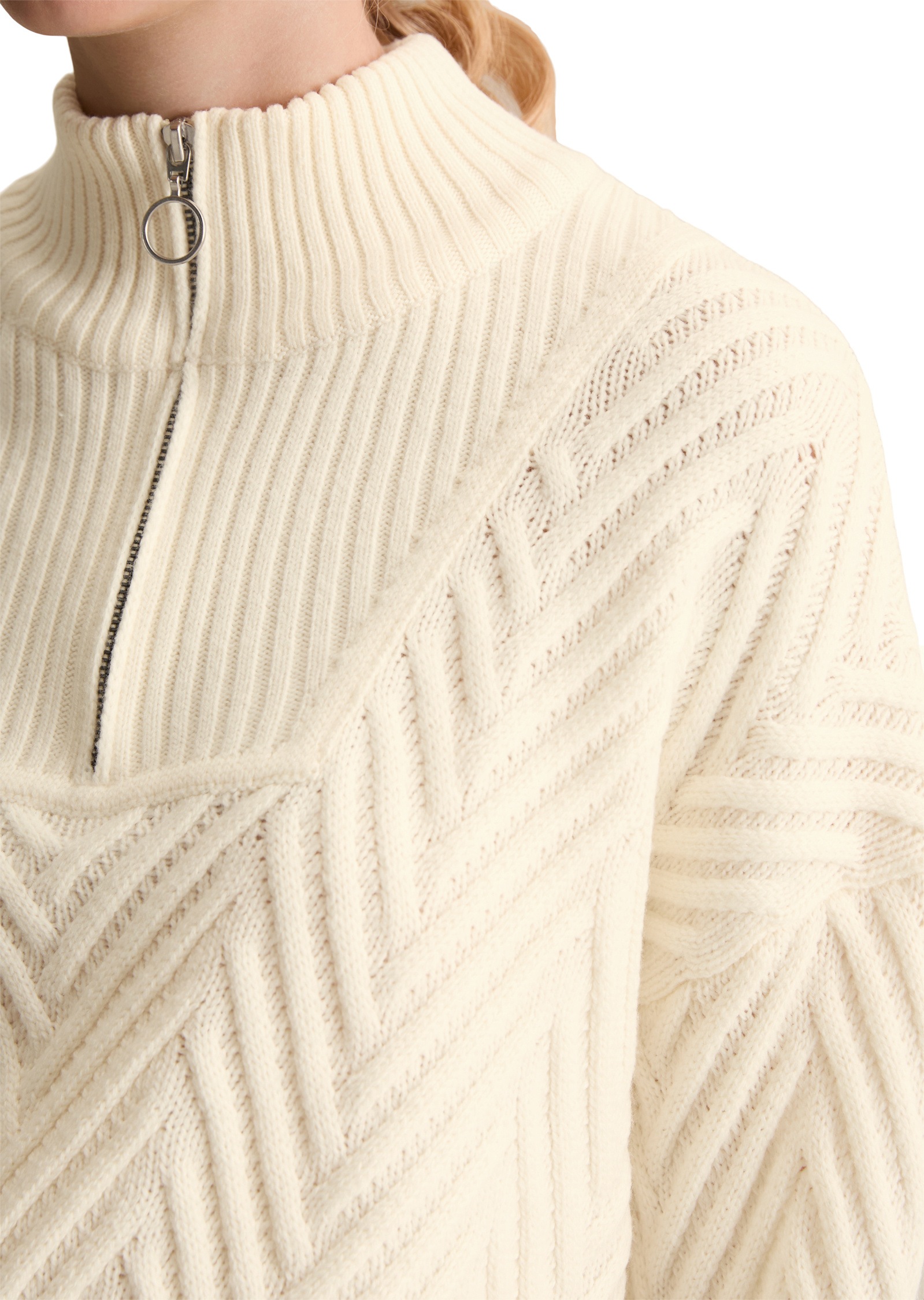 Marc O'Polo DENIM Strickpullover »aus weichem Schurwolle-Mix«