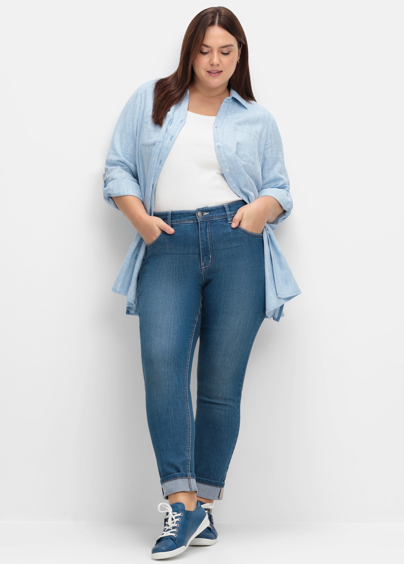 Sheego Hemdbluse günstig online kaufen