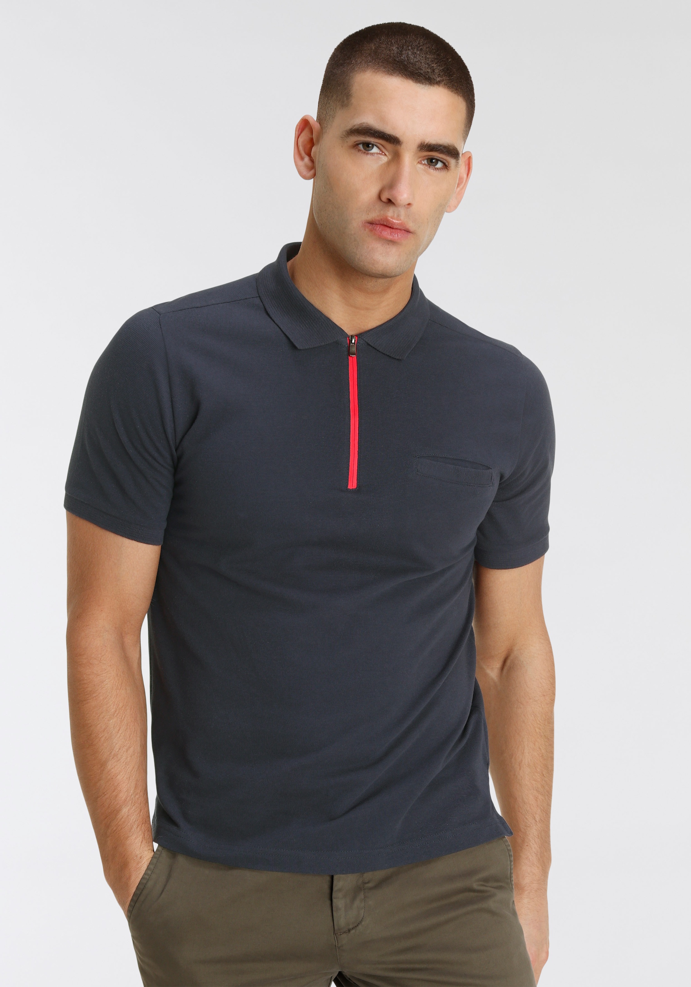 HECHTER PARIS Poloshirt, mit Zipper am Ausschnitt kaufen