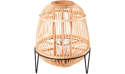 andas Windlicht »TROMSO«, aus Bambus, mit Glaseinsatz, mit Metallfüßen, Höhe ca. 34 cm kaufen