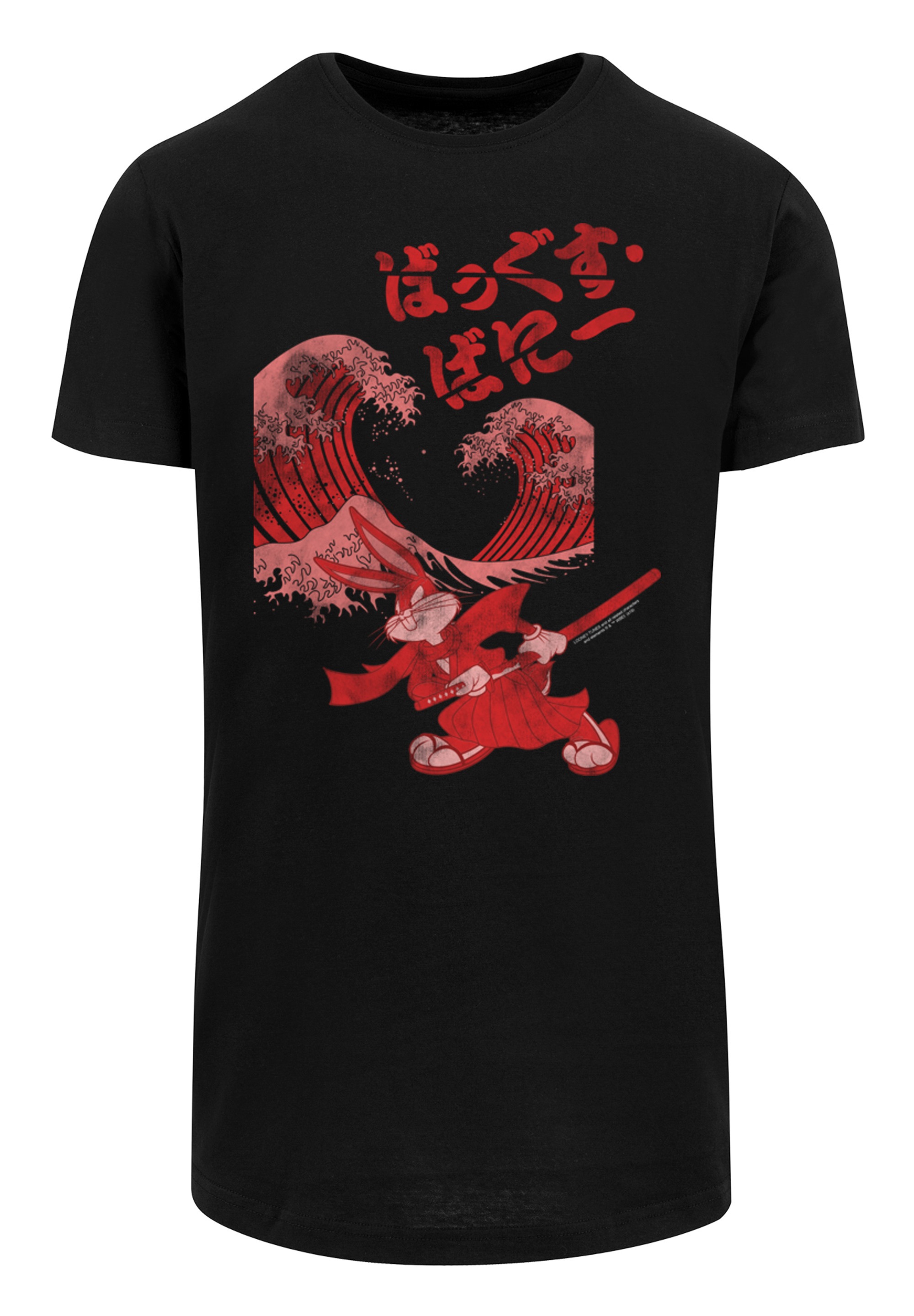 F4NT4STIC T-Shirt »Looney Tunes Bugs Bunny Shogun'«, Print